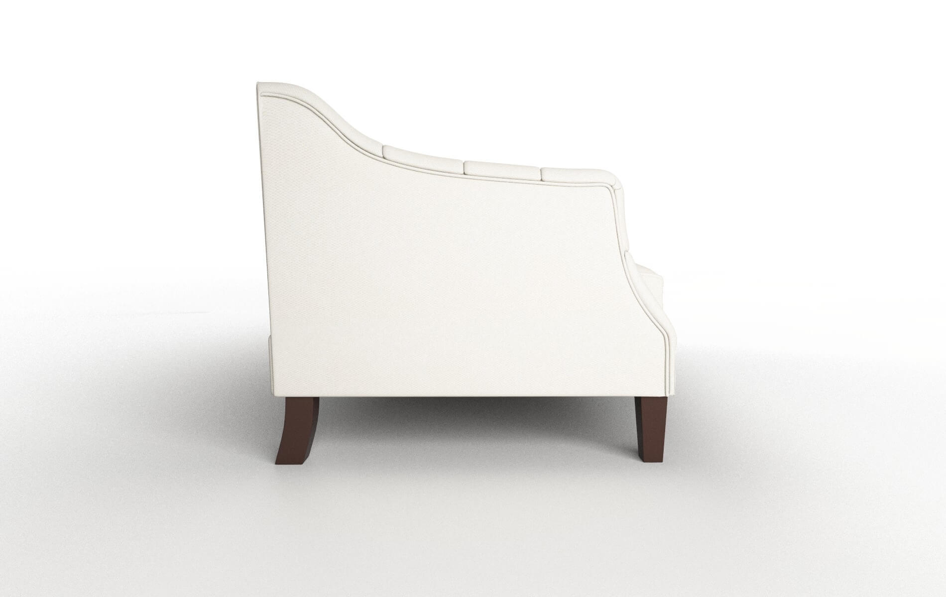 Shiraz Bungalow Ivory Sofa espresso legs 3