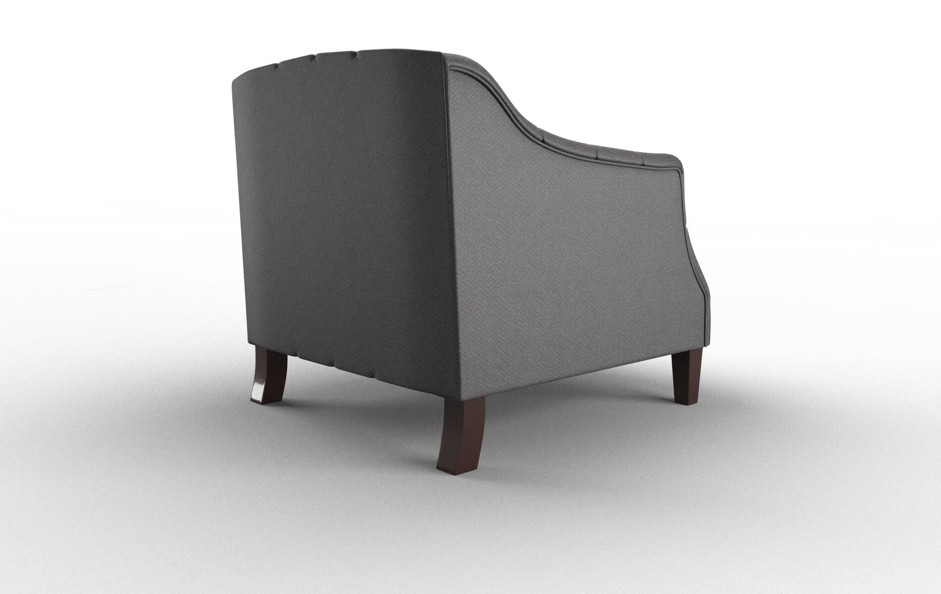 Shiraz Catalina Charcoal Chair espresso legs 5