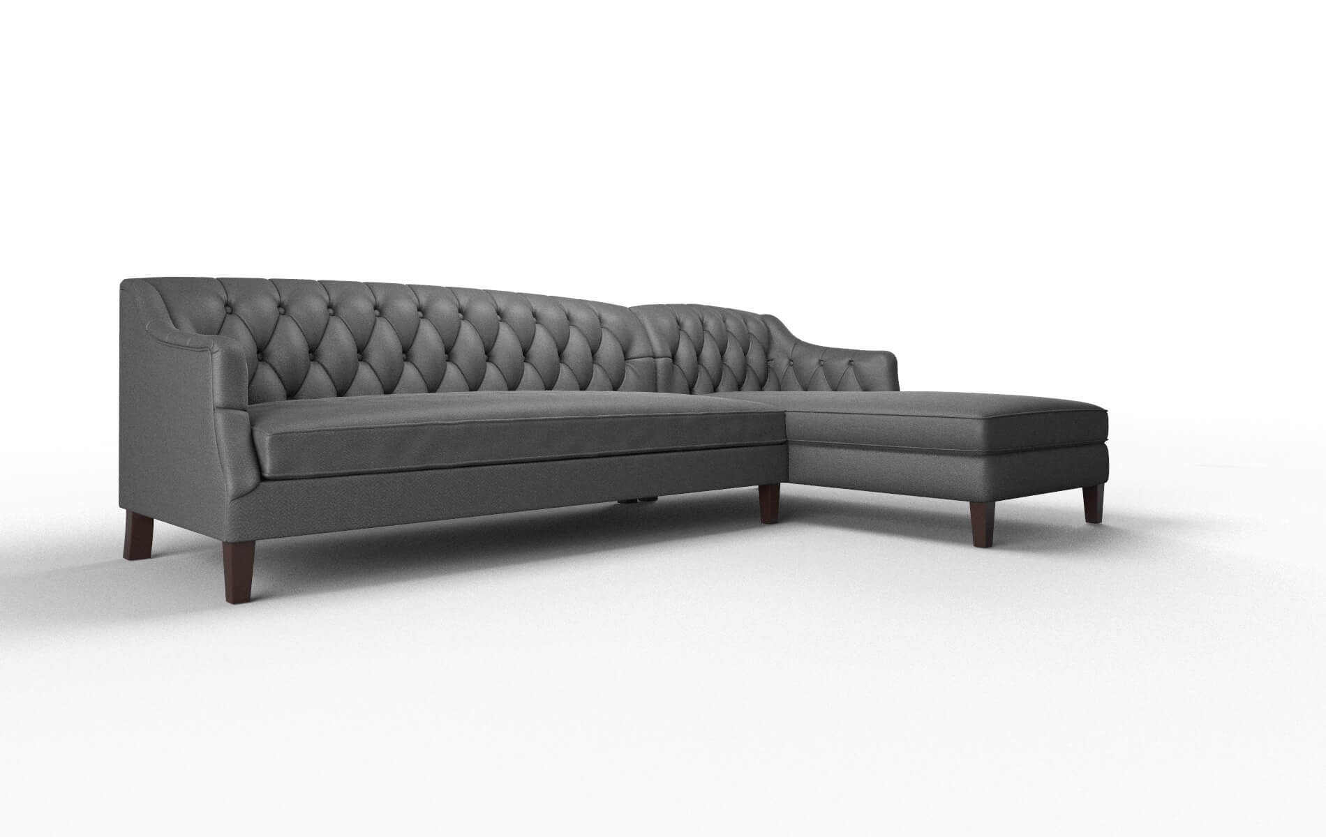 Shiraz Catalina Charcoal Panel espresso legs 2
