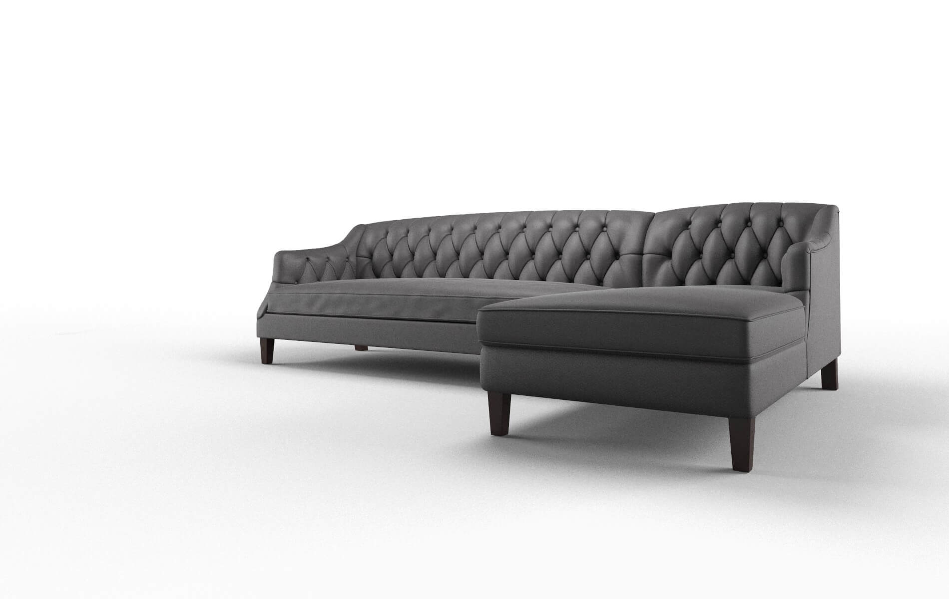 Shiraz Catalina Charcoal Panel espresso legs 4