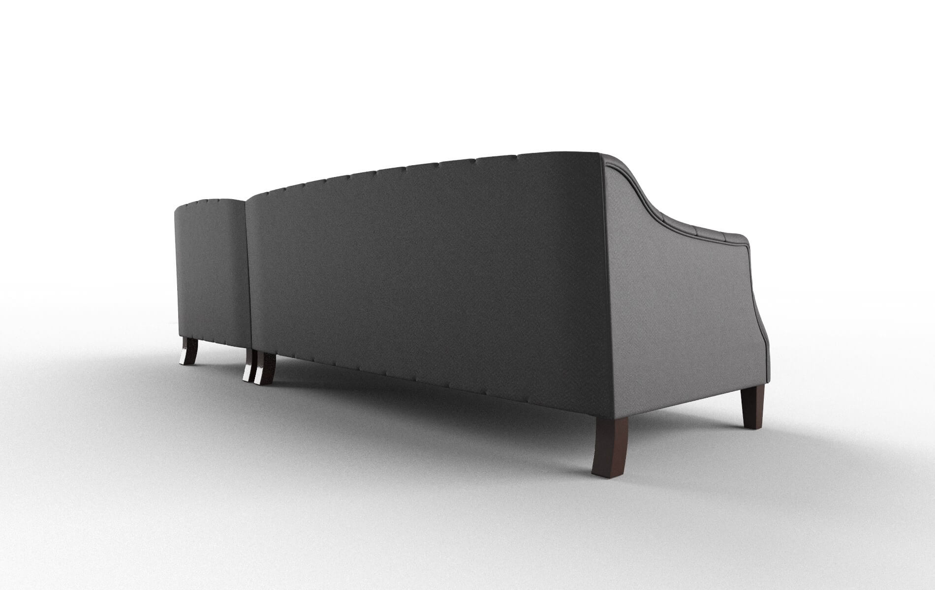 Shiraz Catalina Charcoal Panel espresso legs 5