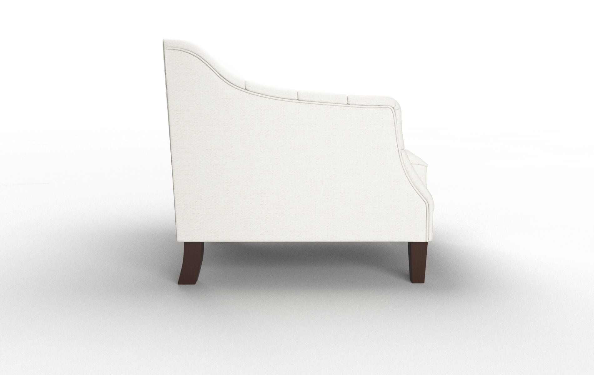 Shiraz Catalina Ivory Chair espresso legs 3