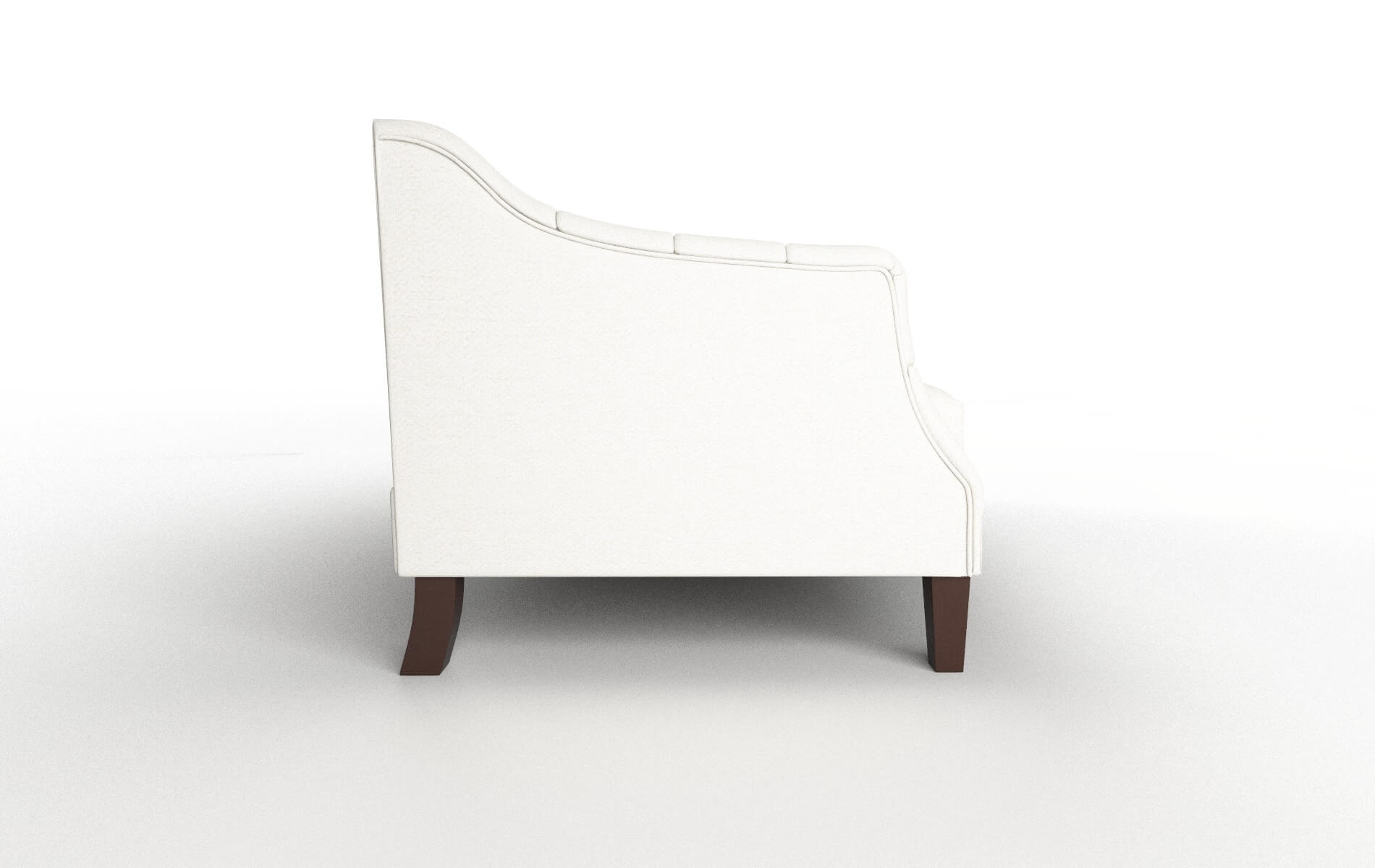 Shiraz Catalina Ivory Sofa espresso legs 3