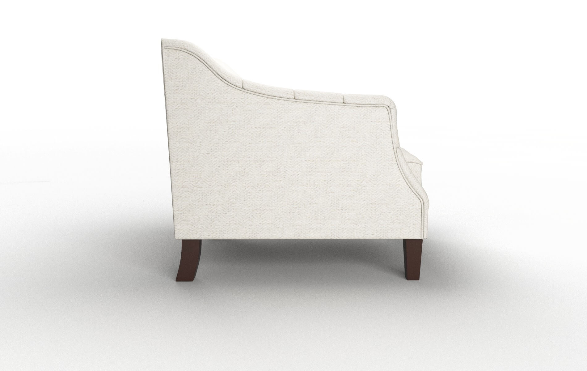 Shiraz Catalina Linen Chair espresso legs 3
