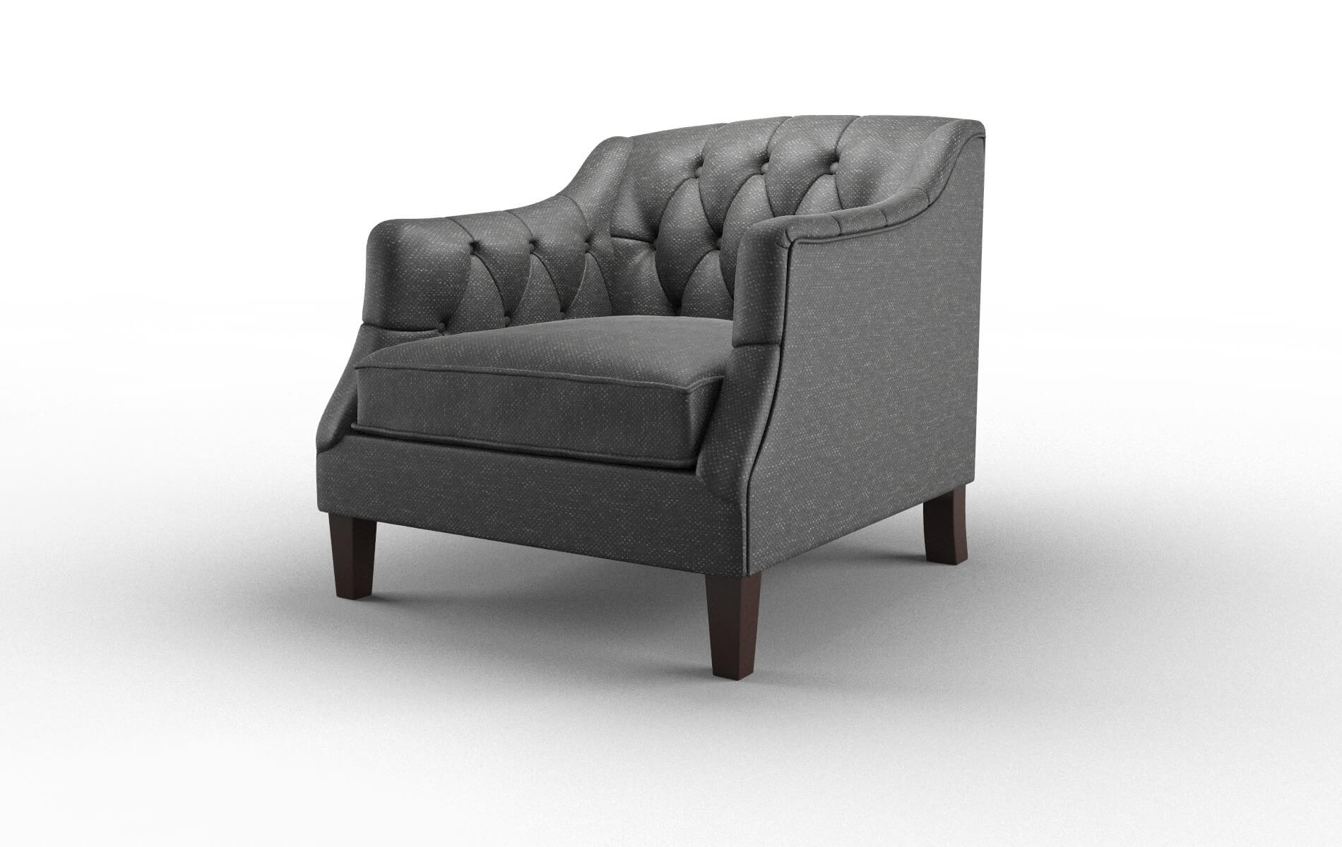 Shiraz Chance Denim Chair espresso legs 4