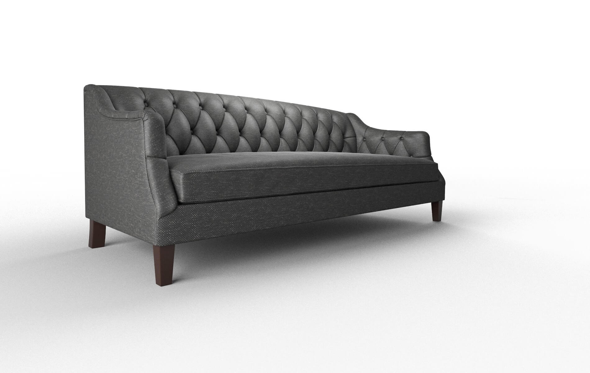 Shiraz Chance Denim Sofa espresso legs 2