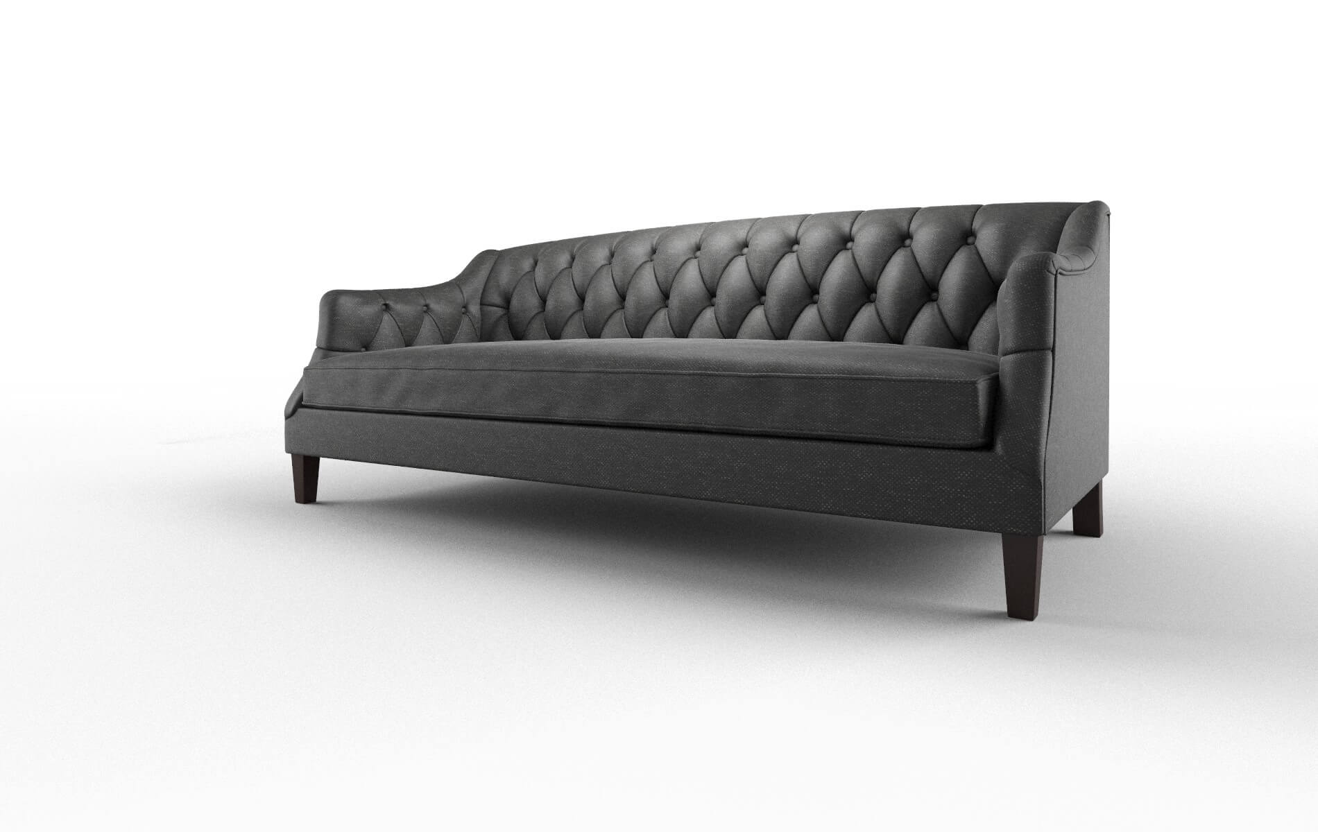 Shiraz Chance Denim Sofa espresso legs 4