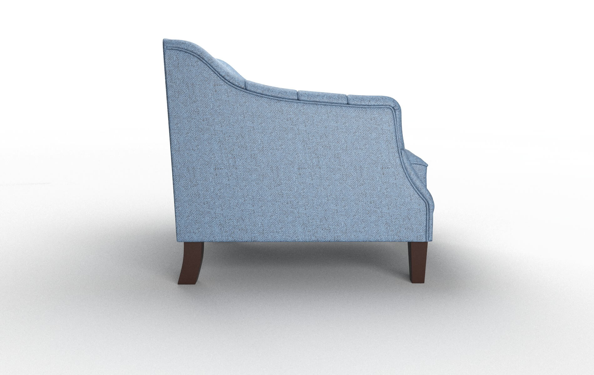 Shiraz Clyde Deep_ocean Chair espresso legs 3