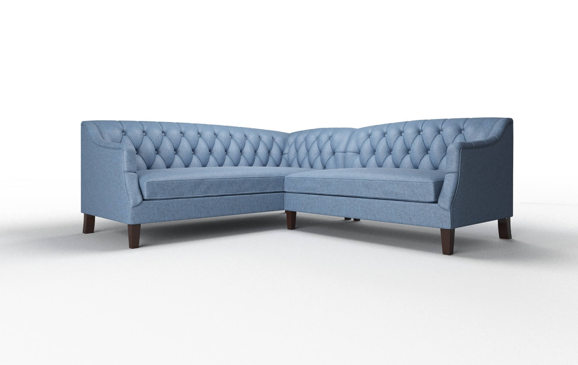 Shiraz Clyde Deep_ocean Sectional espresso legs 1