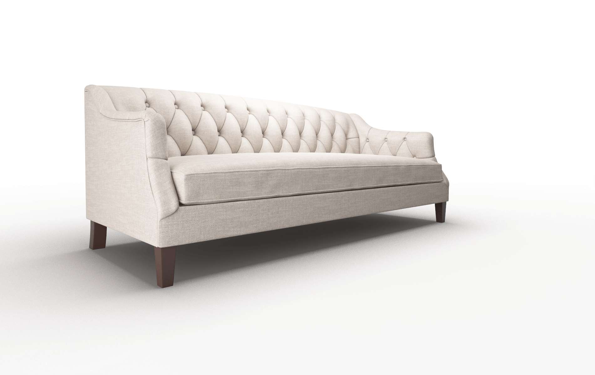 Shiraz Clyde Dolphin Sofa espresso legs 2