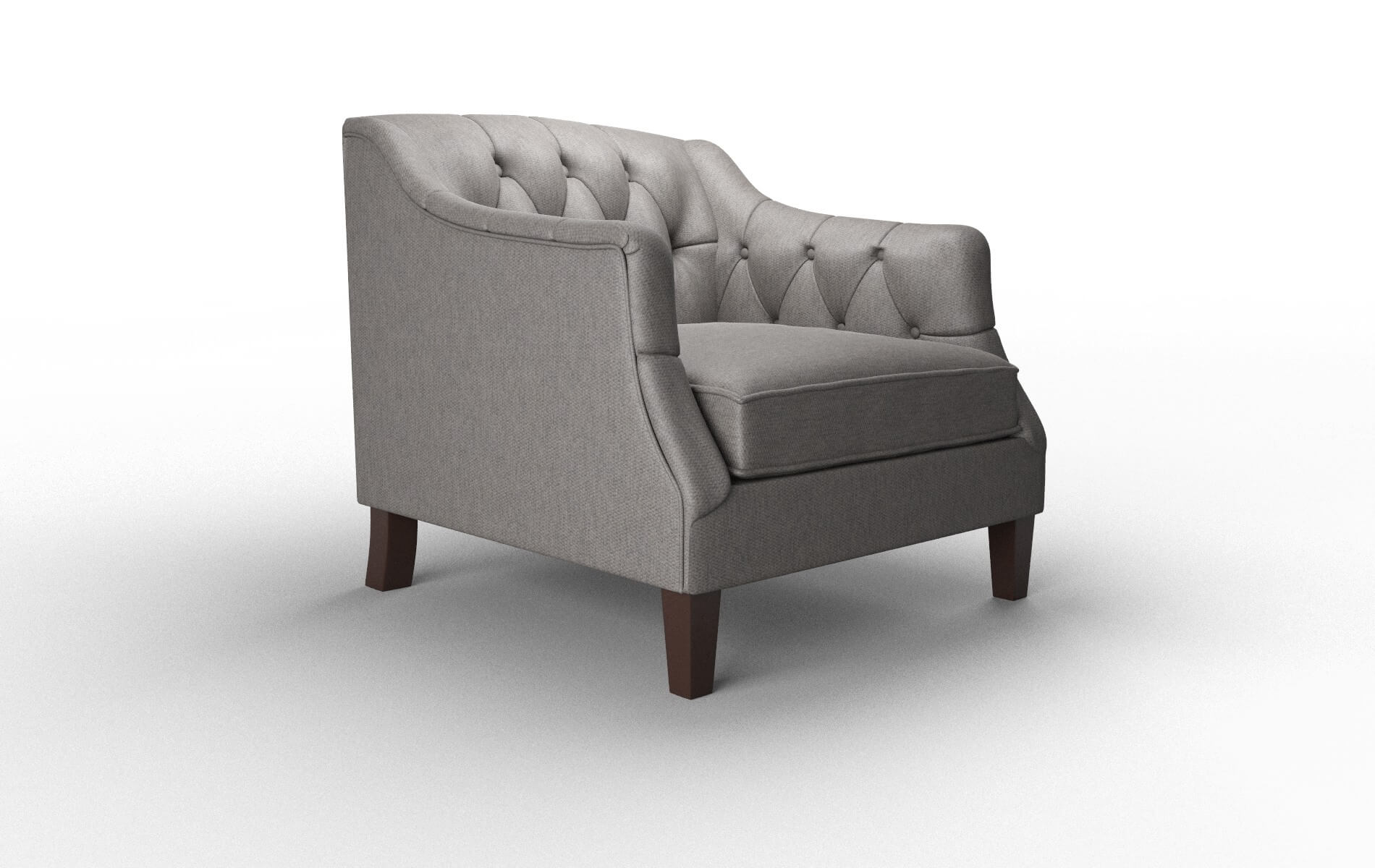 Shiraz Cosmo Charcoal Chair espresso legs 2