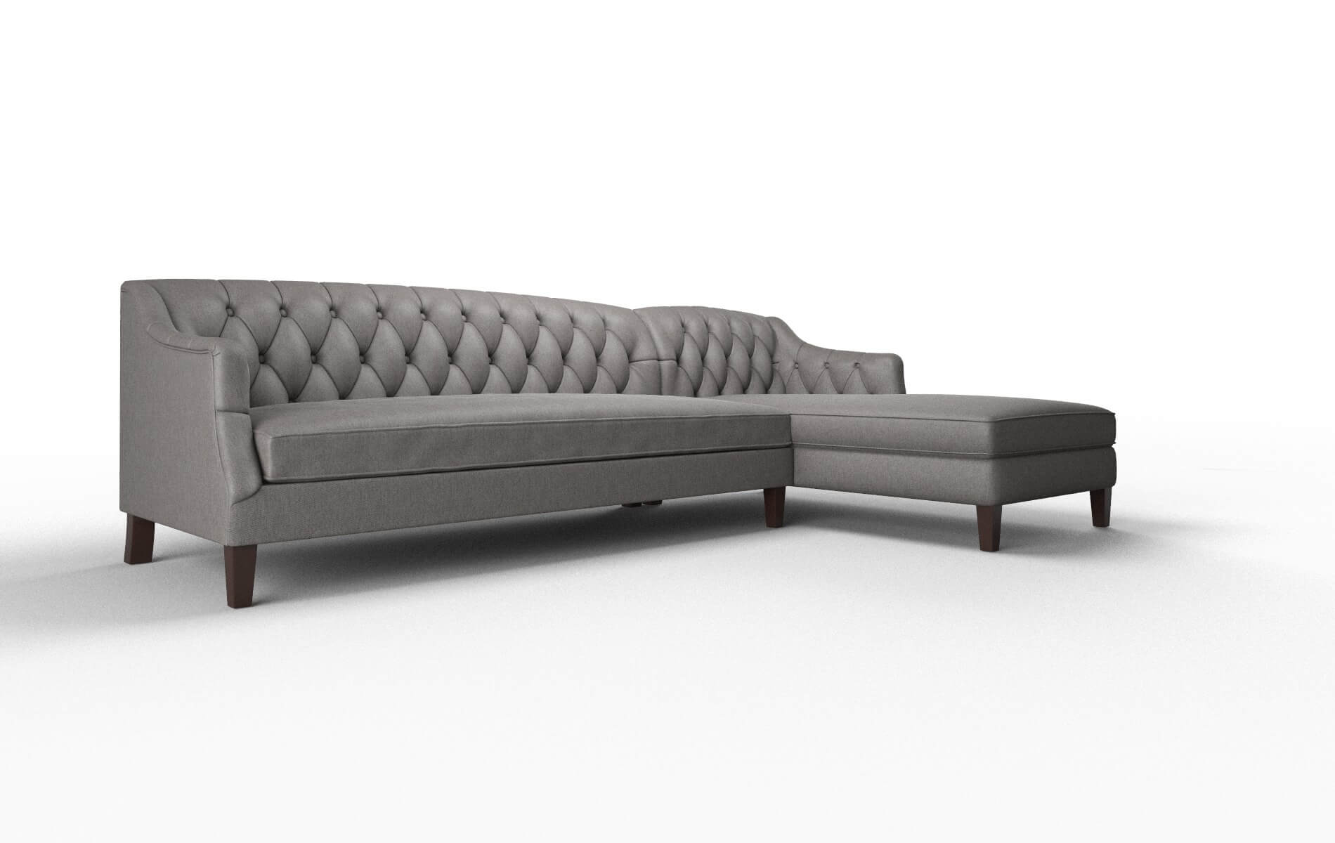 Shiraz Cosmo Charcoal Panel espresso legs 2