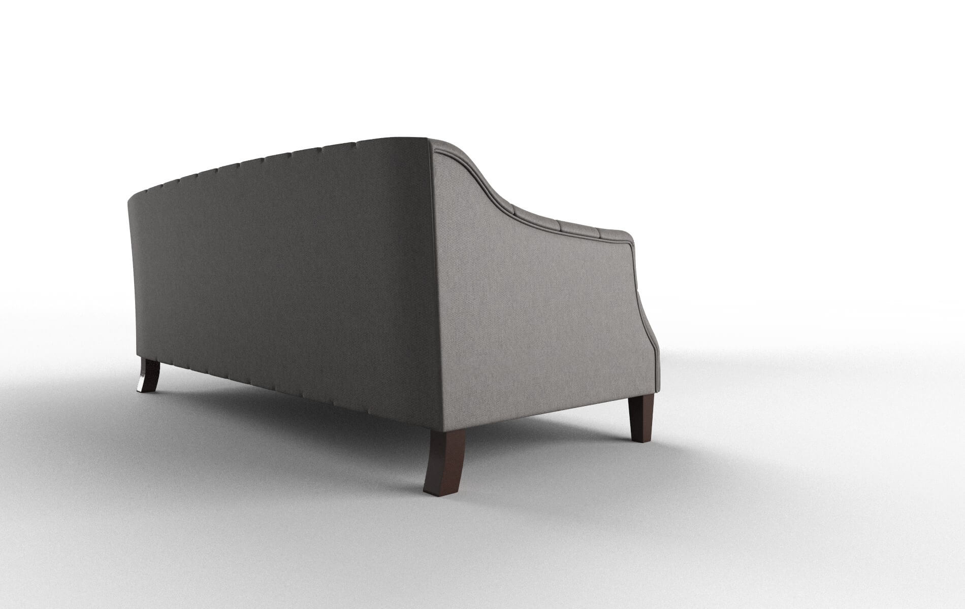 Shiraz Cosmo Charcoal Sectional espresso legs 3