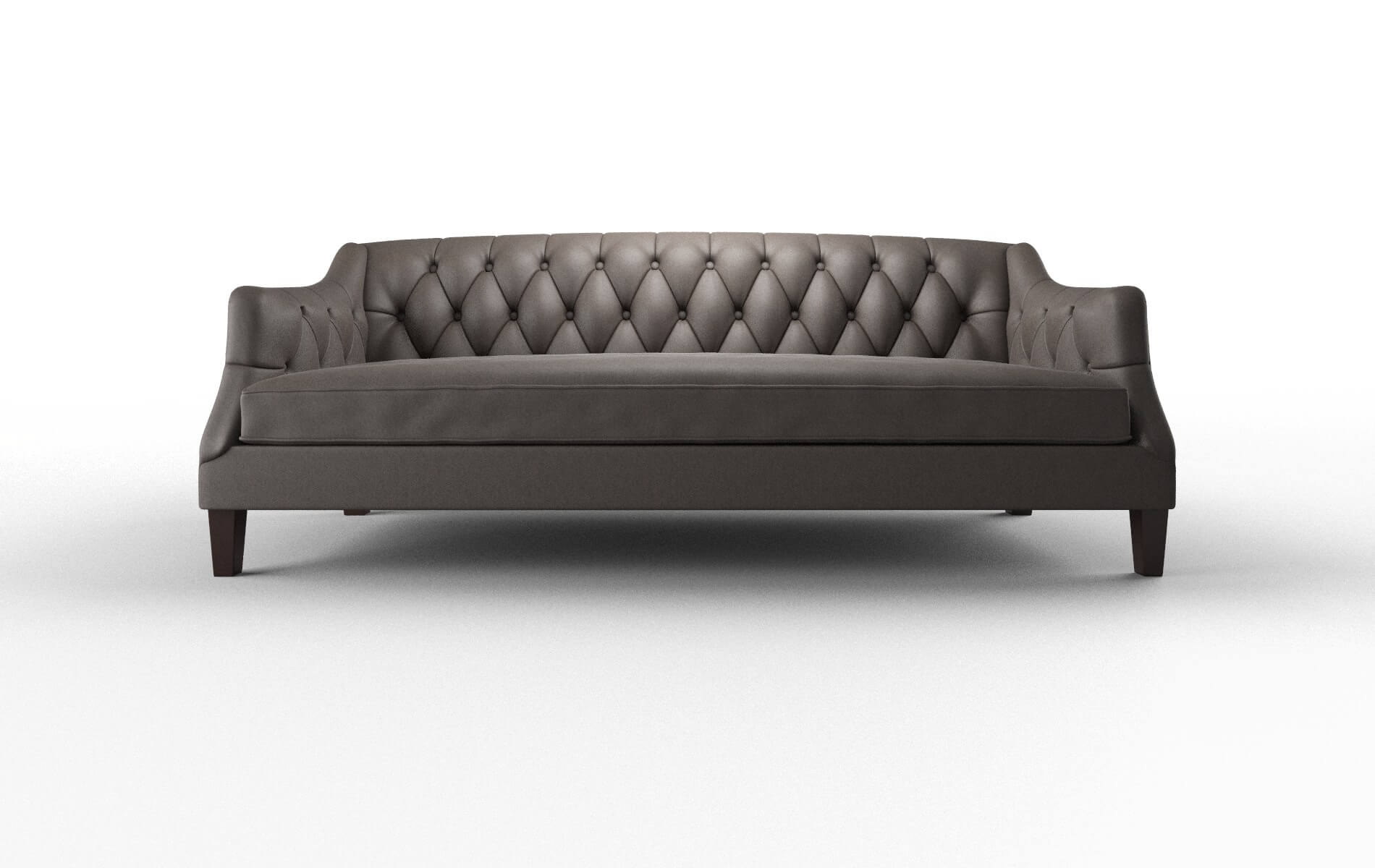 Shiraz Cosmo Chocolate Sofa espresso legs 1