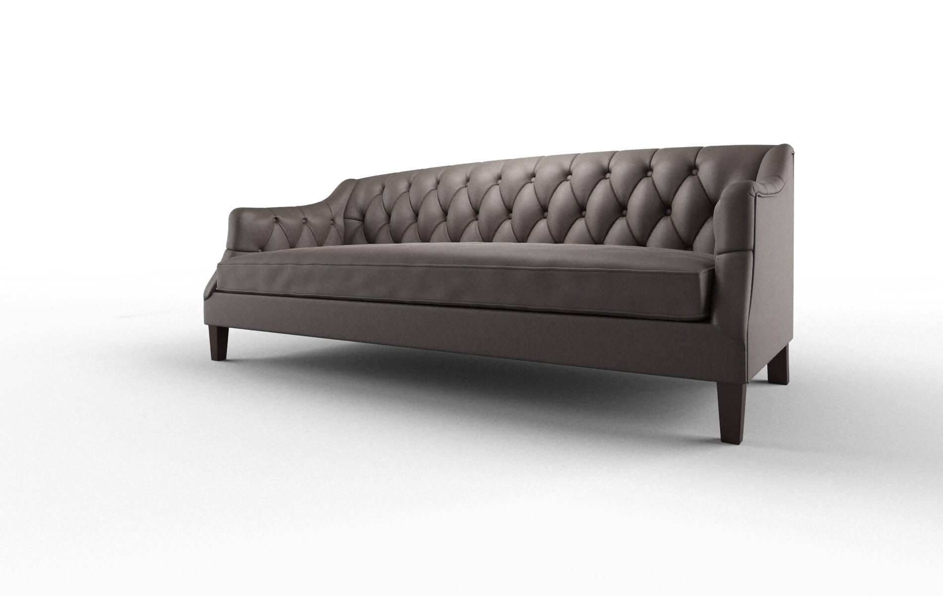 Shiraz Cosmo Chocolate Sofa espresso legs 4