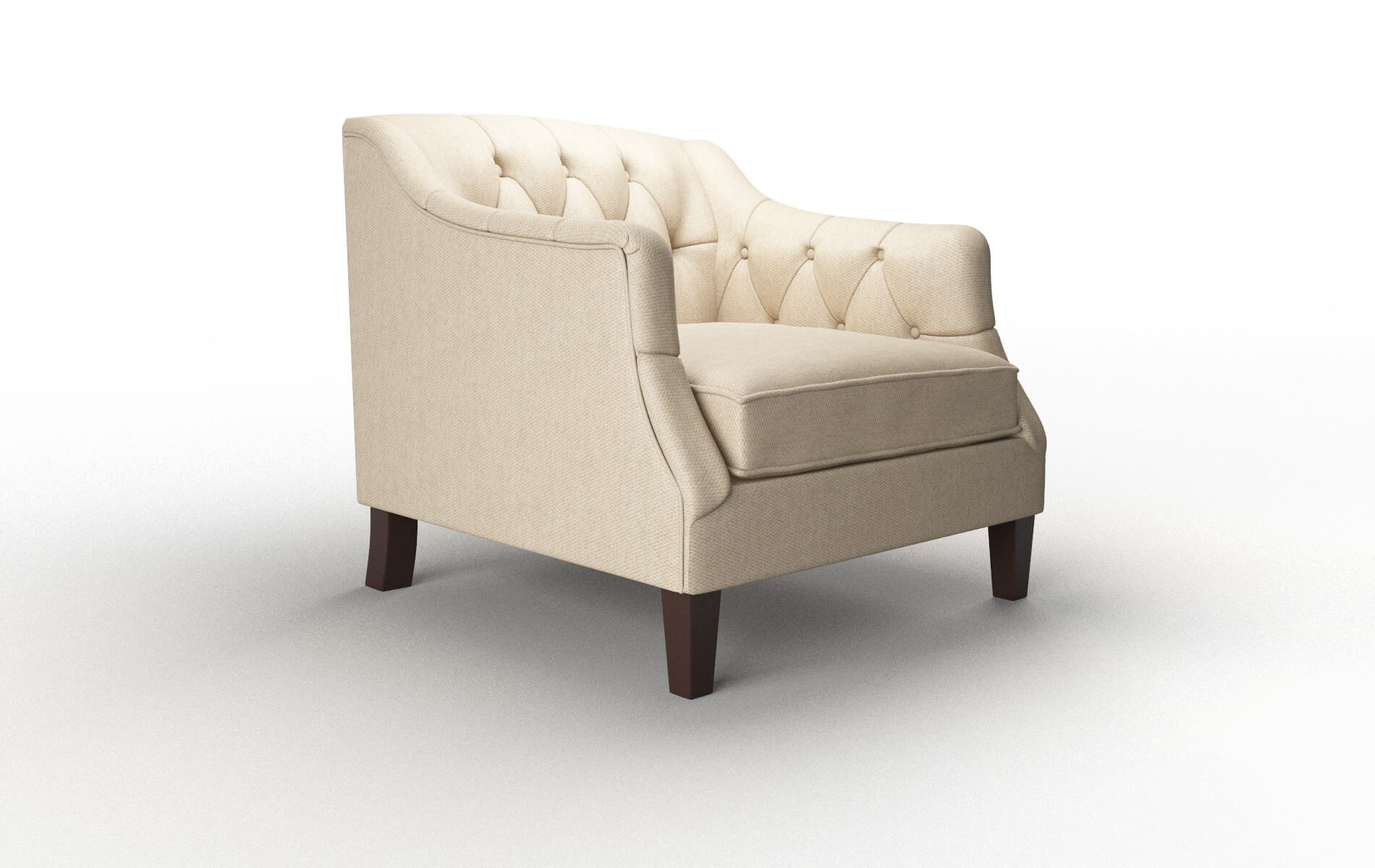 Shiraz Cosmo Fawn Chair espresso legs 2