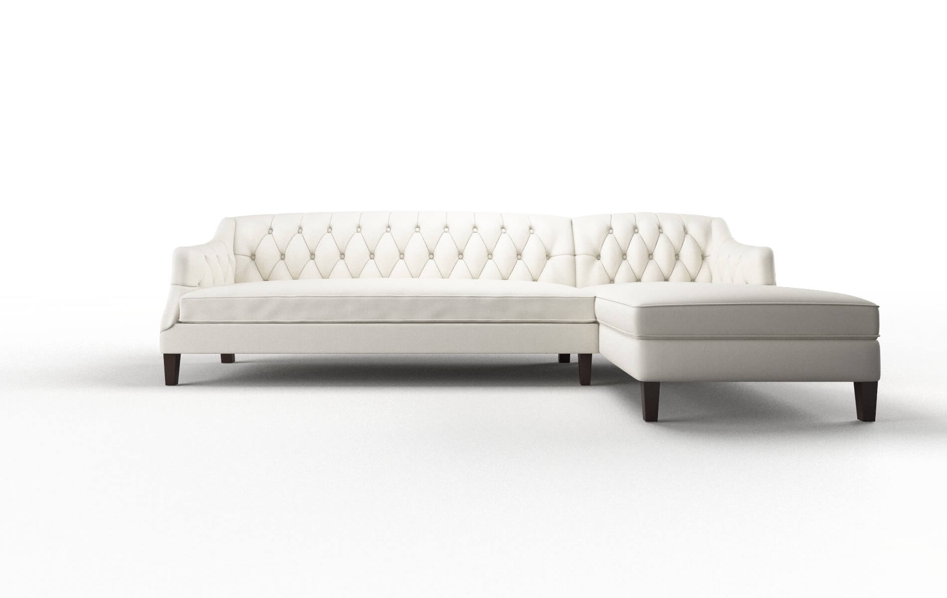 Shiraz Cosmo ivory Panel Espresso Legs  1