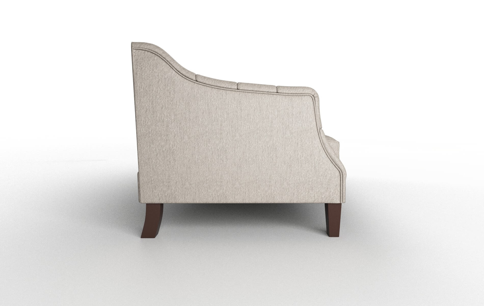 Shiraz Cosmo Taupe Sofa espresso legs 3
