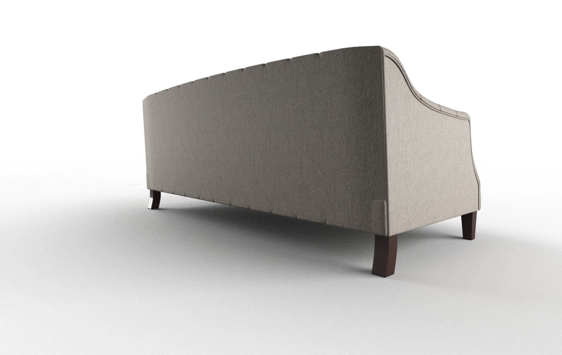 Shiraz Cosmo Taupe Sofa espresso legs 5