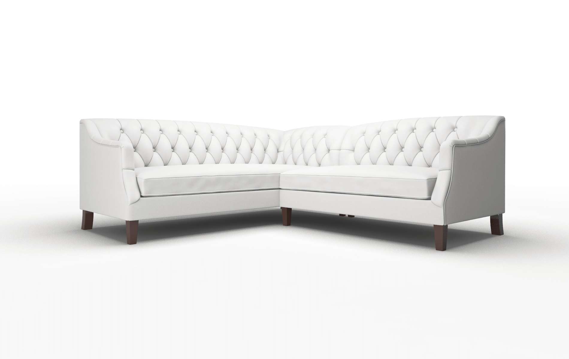 Shiraz Dawson Platinum Sectional espresso legs 1