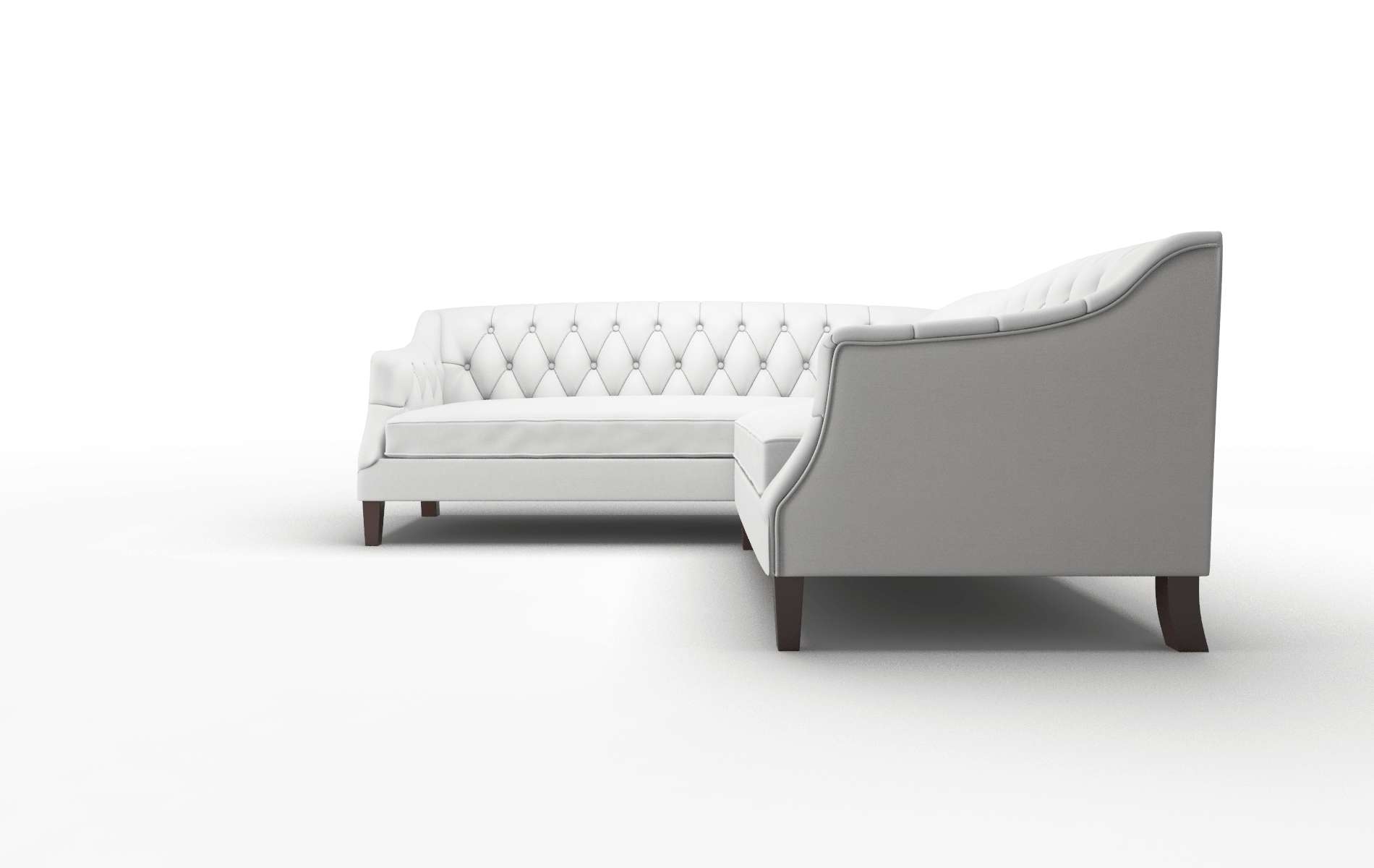 Shiraz Dawson Platinum Sectional espresso legs 5