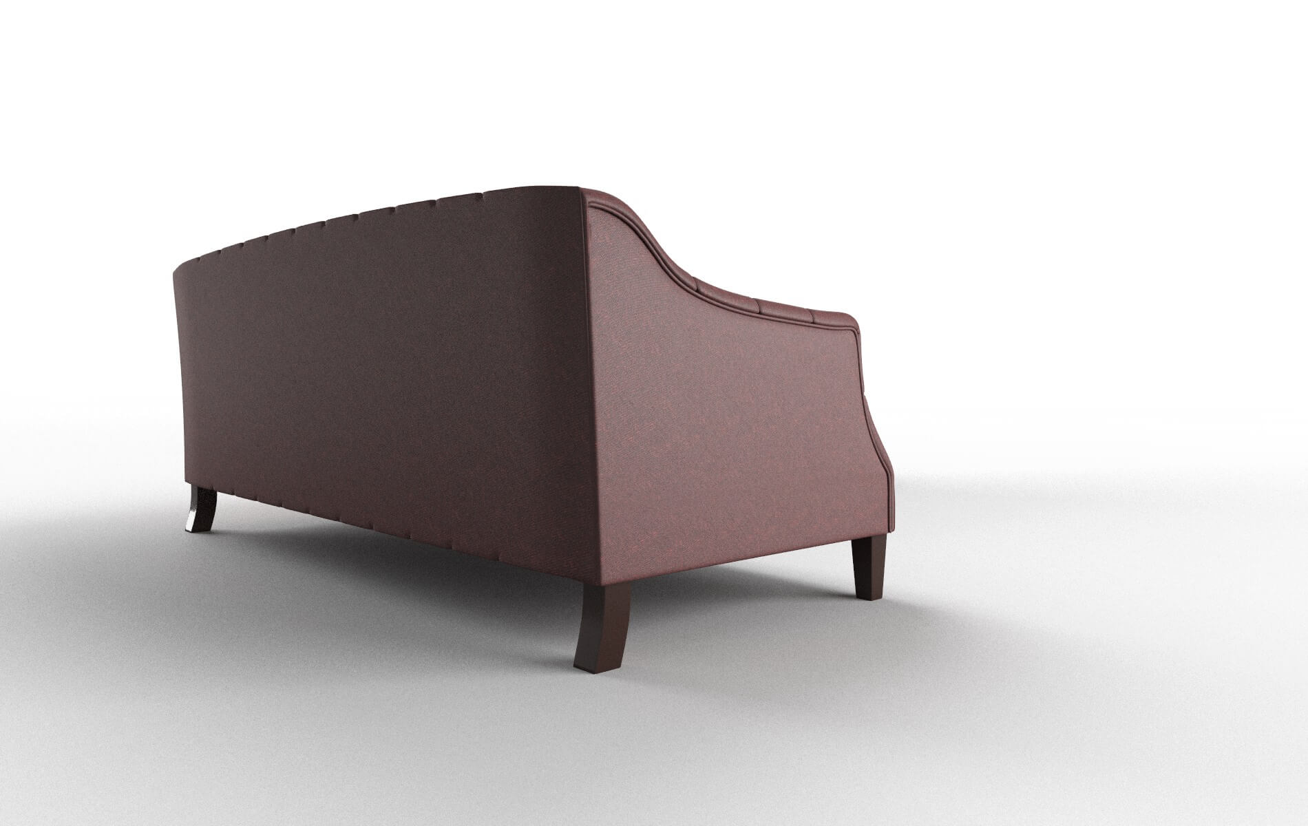 Shiraz Derby Berry Sectional espresso legs 3