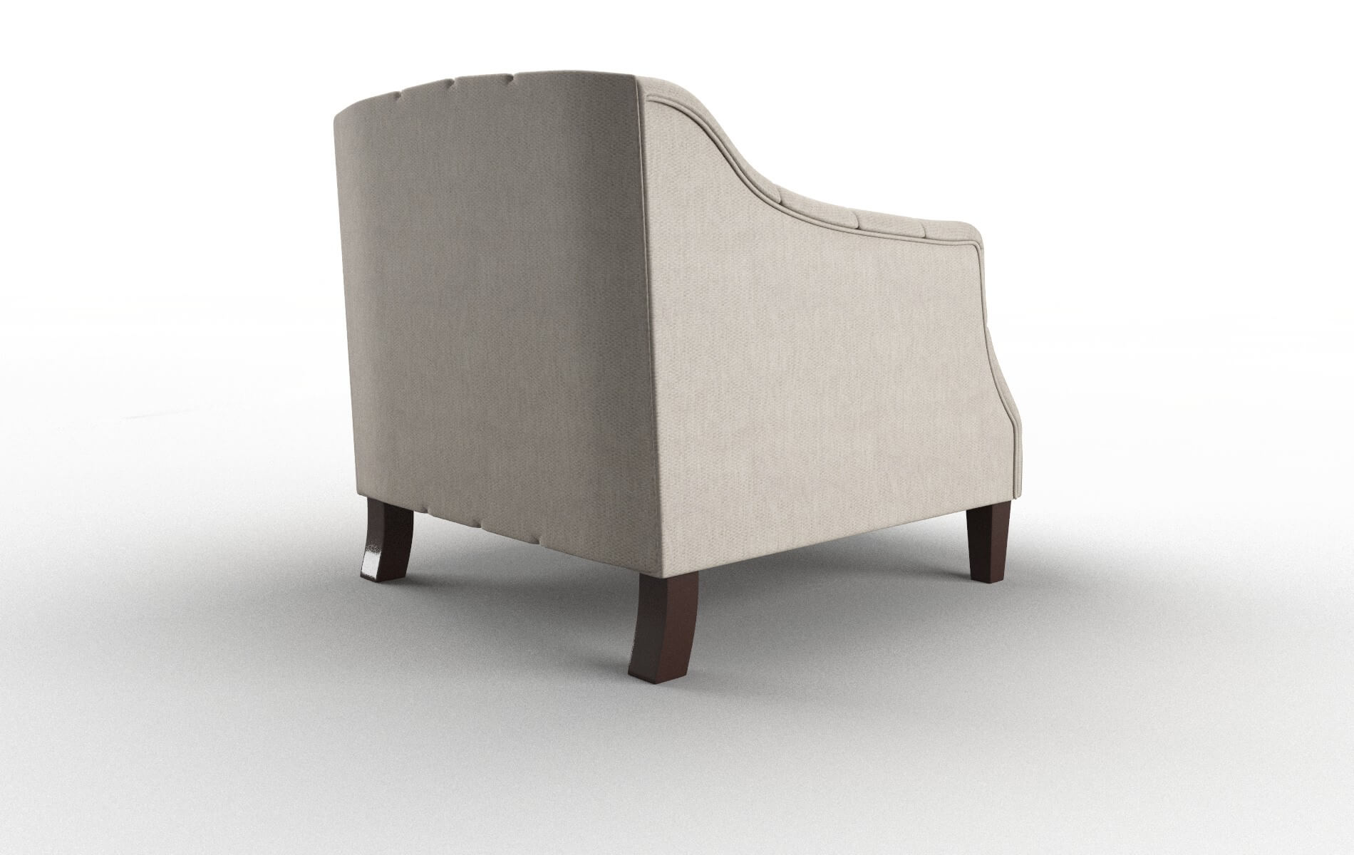 Shiraz Derby Linen Chair espresso legs 5