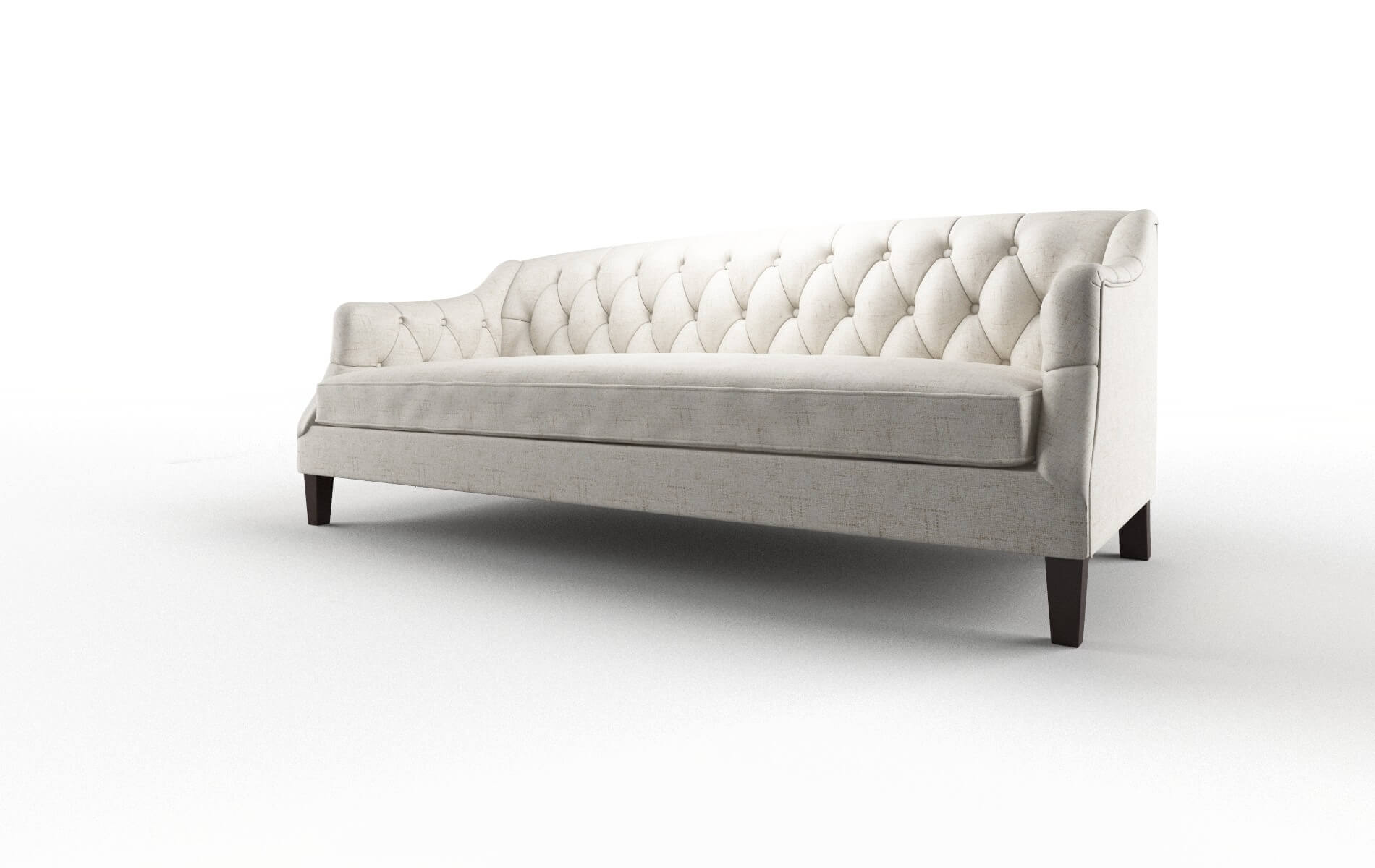 Shiraz Derby Taupe Sofa espresso legs 4