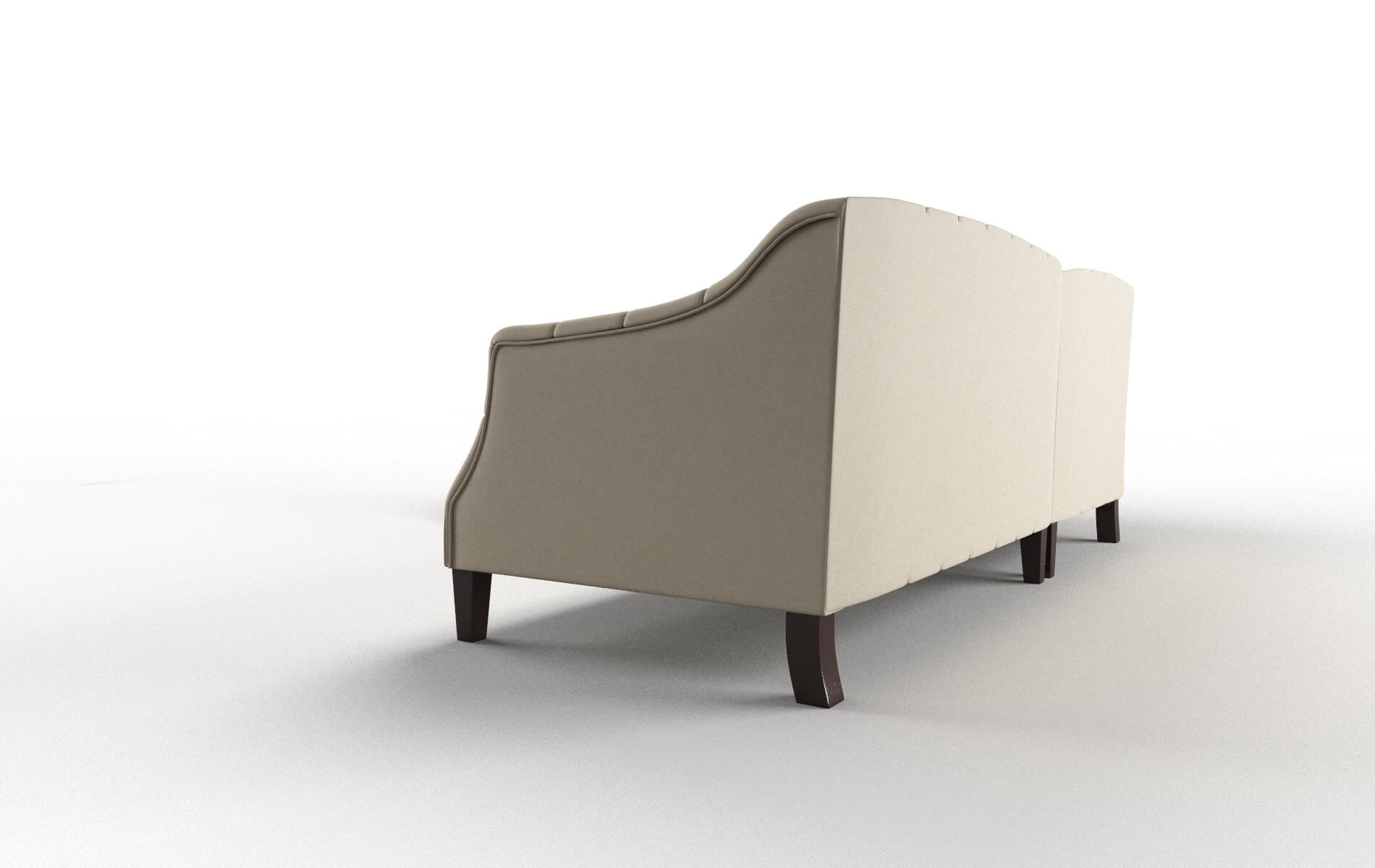 Shiraz Dream_d Almond Sectional espresso legs 4