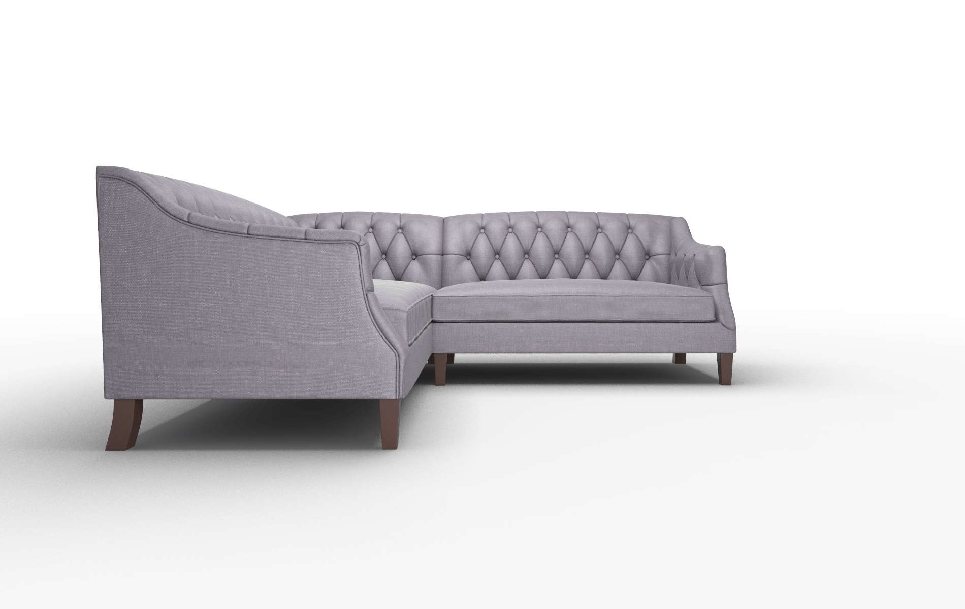 Shiraz Durham Ink Sectional espresso legs 2