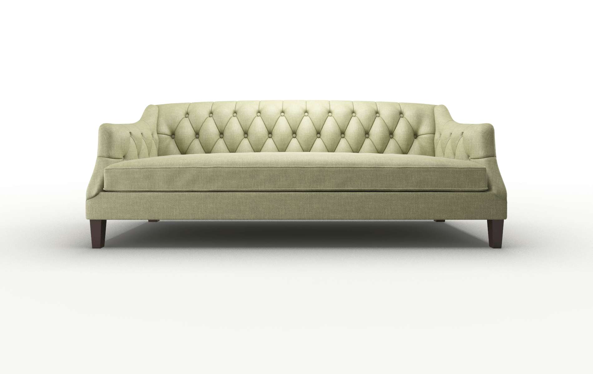 Shiraz Durham Lime Sofa espresso legs 1