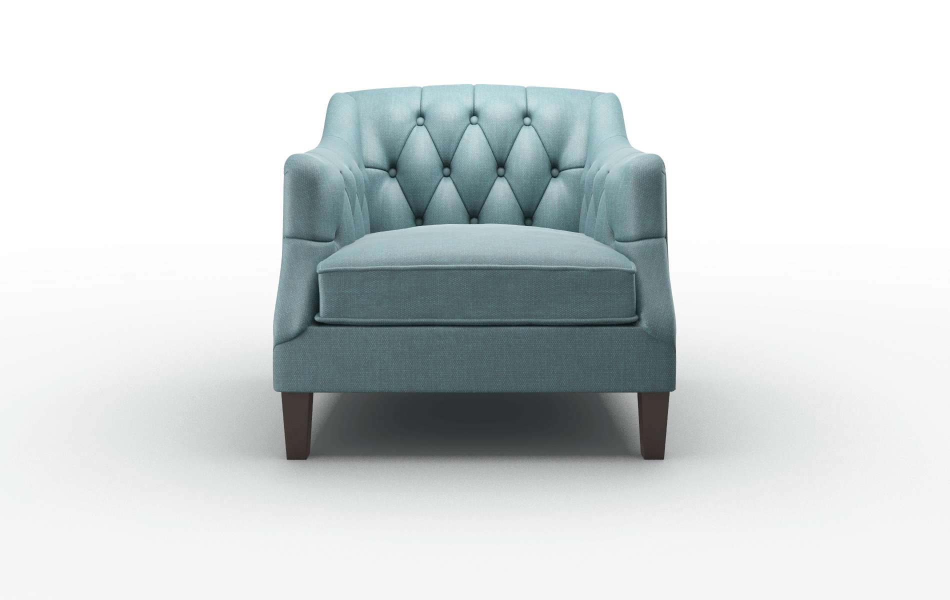 Shiraz Elliot Teal Chair espresso legs 1