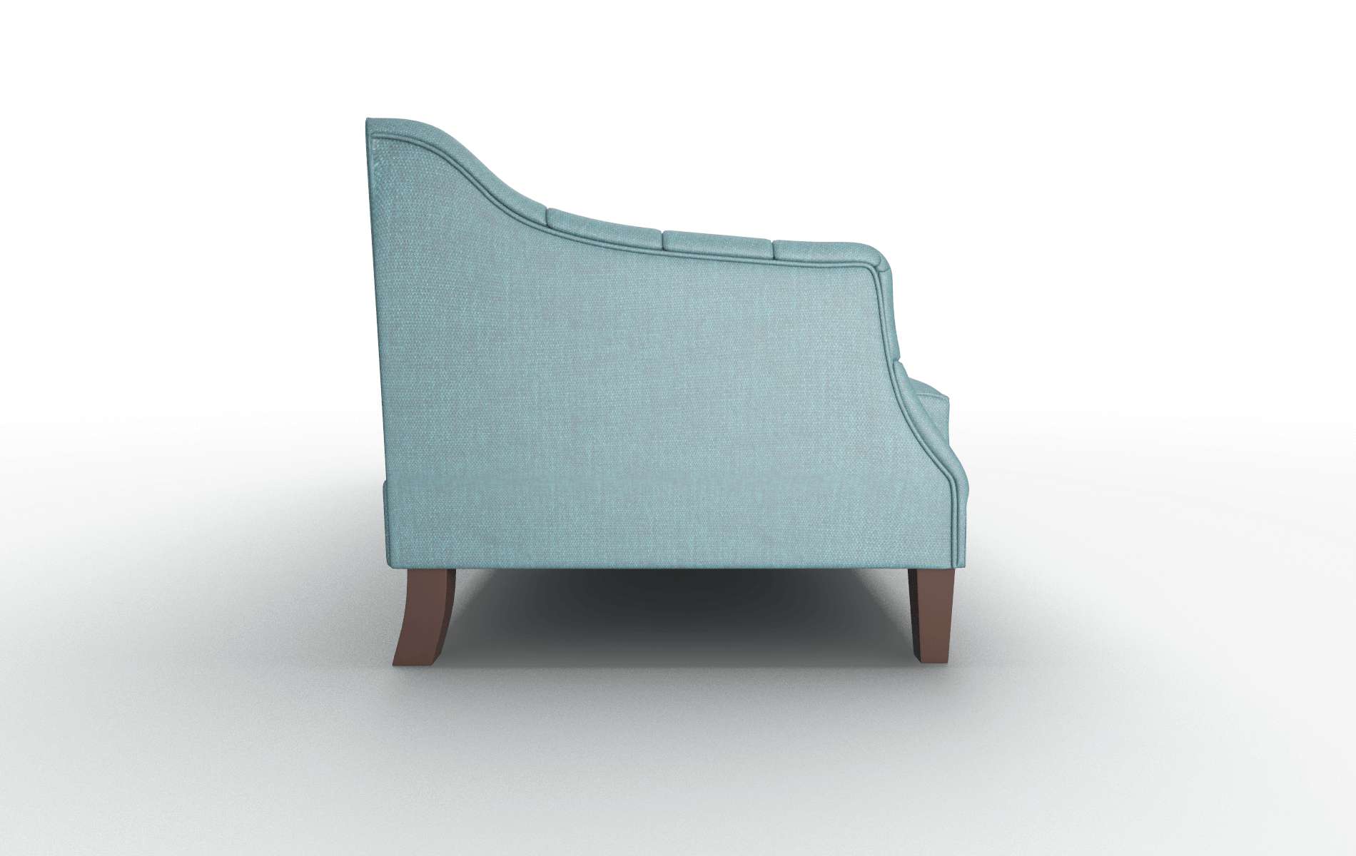 Shiraz Elliot Teal Sofa espresso legs 3