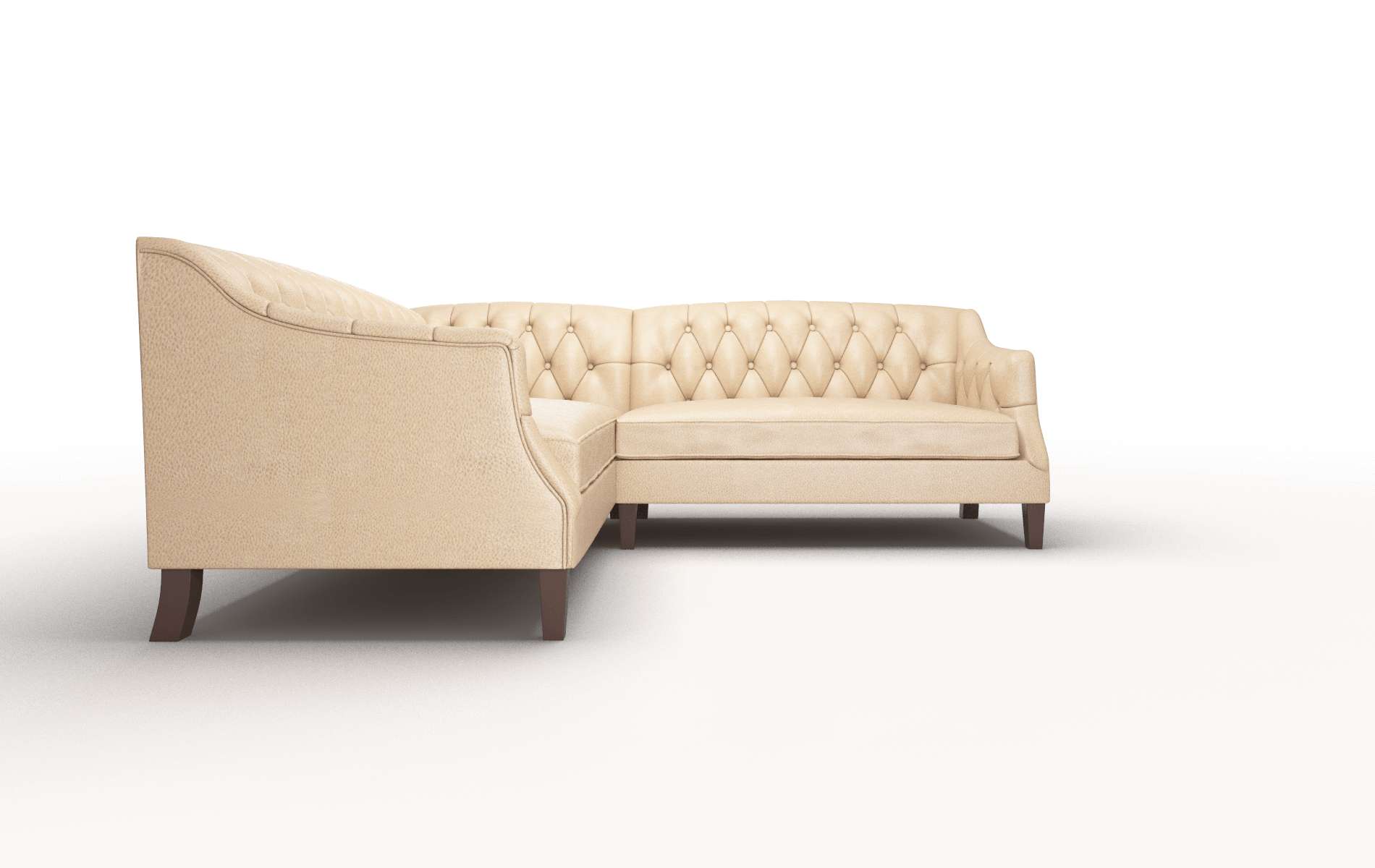 Shiraz Ford Dune Sectional espresso legs 2