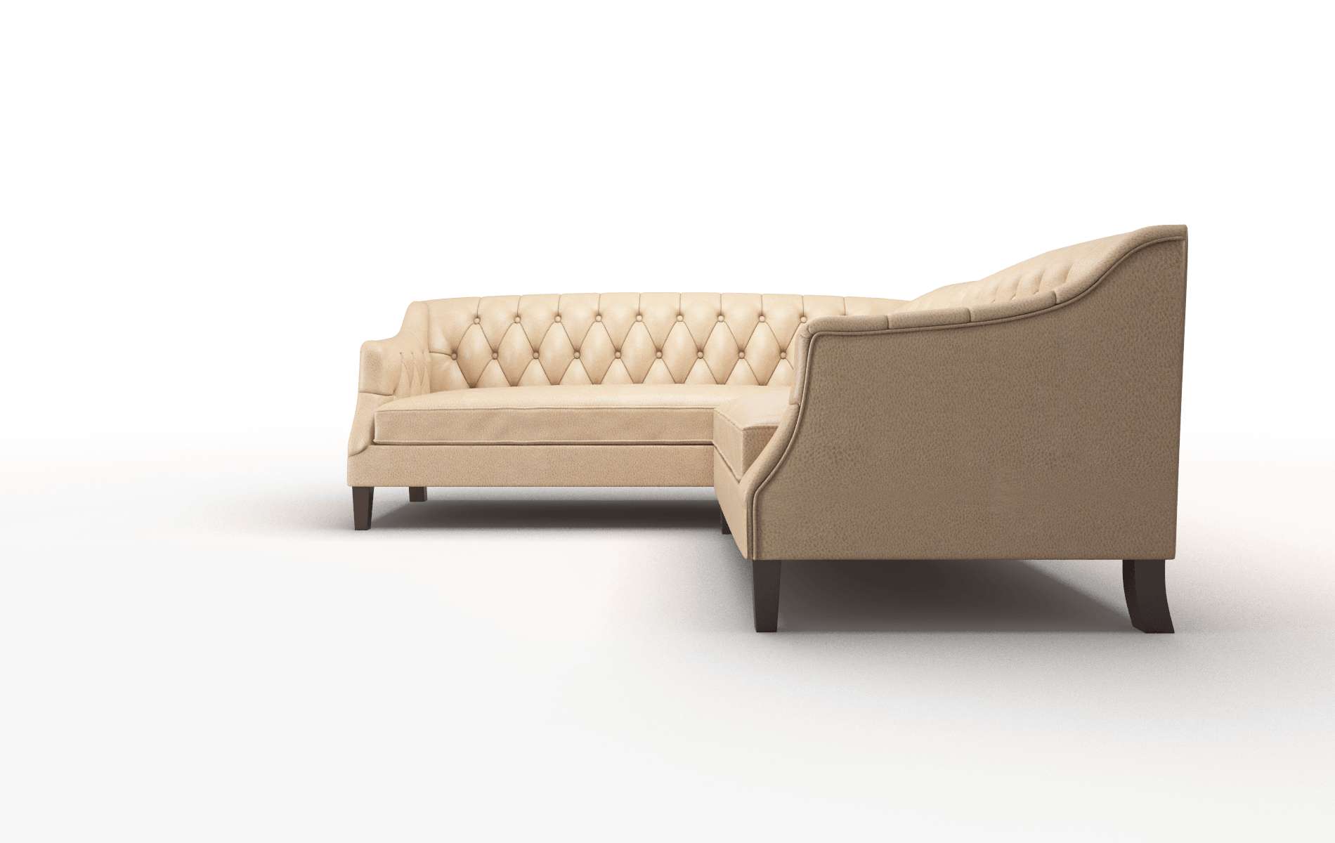 Shiraz Ford Dune Sectional espresso legs 5