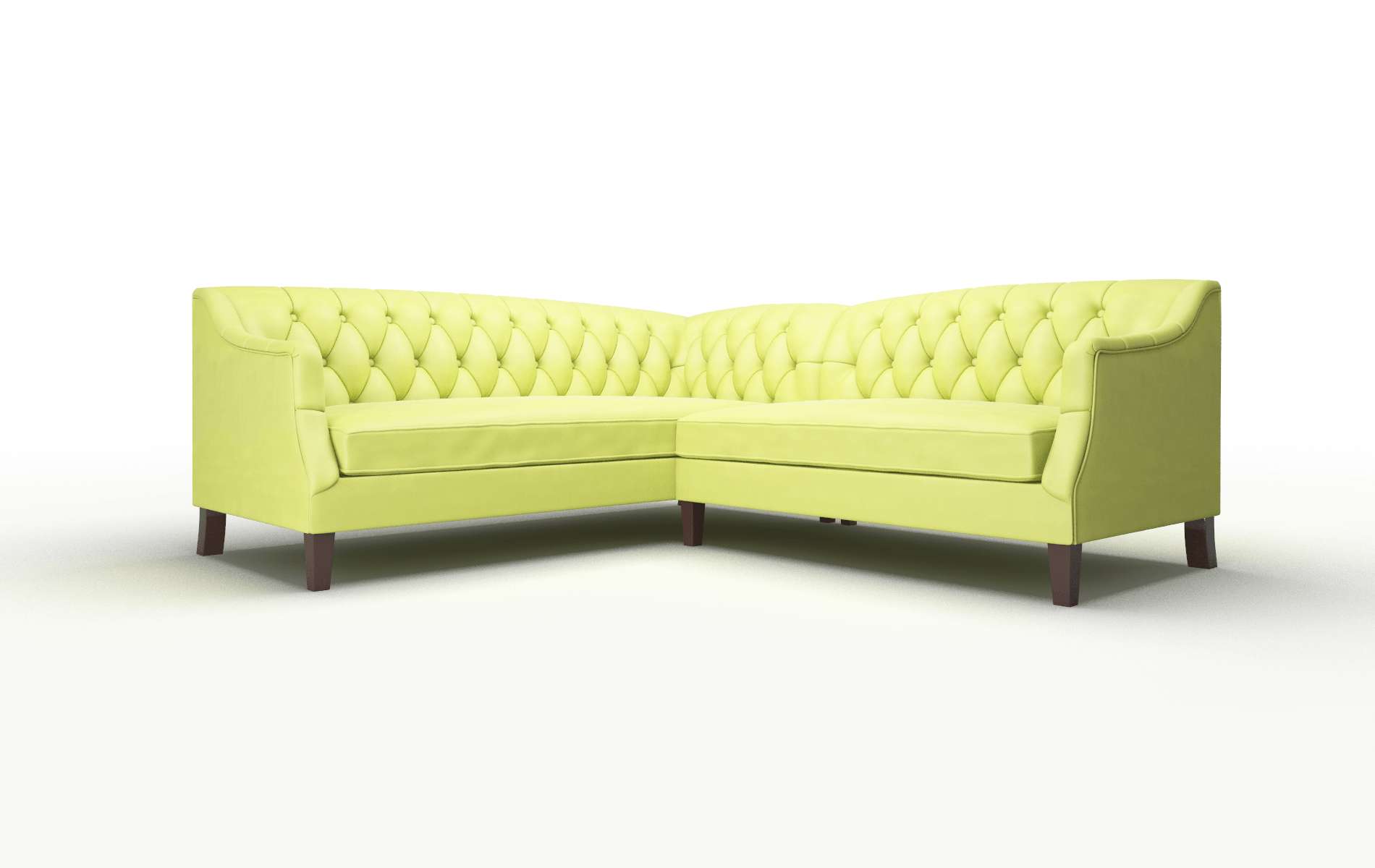 Shiraz Hathaway Apple Sectional espresso legs 1