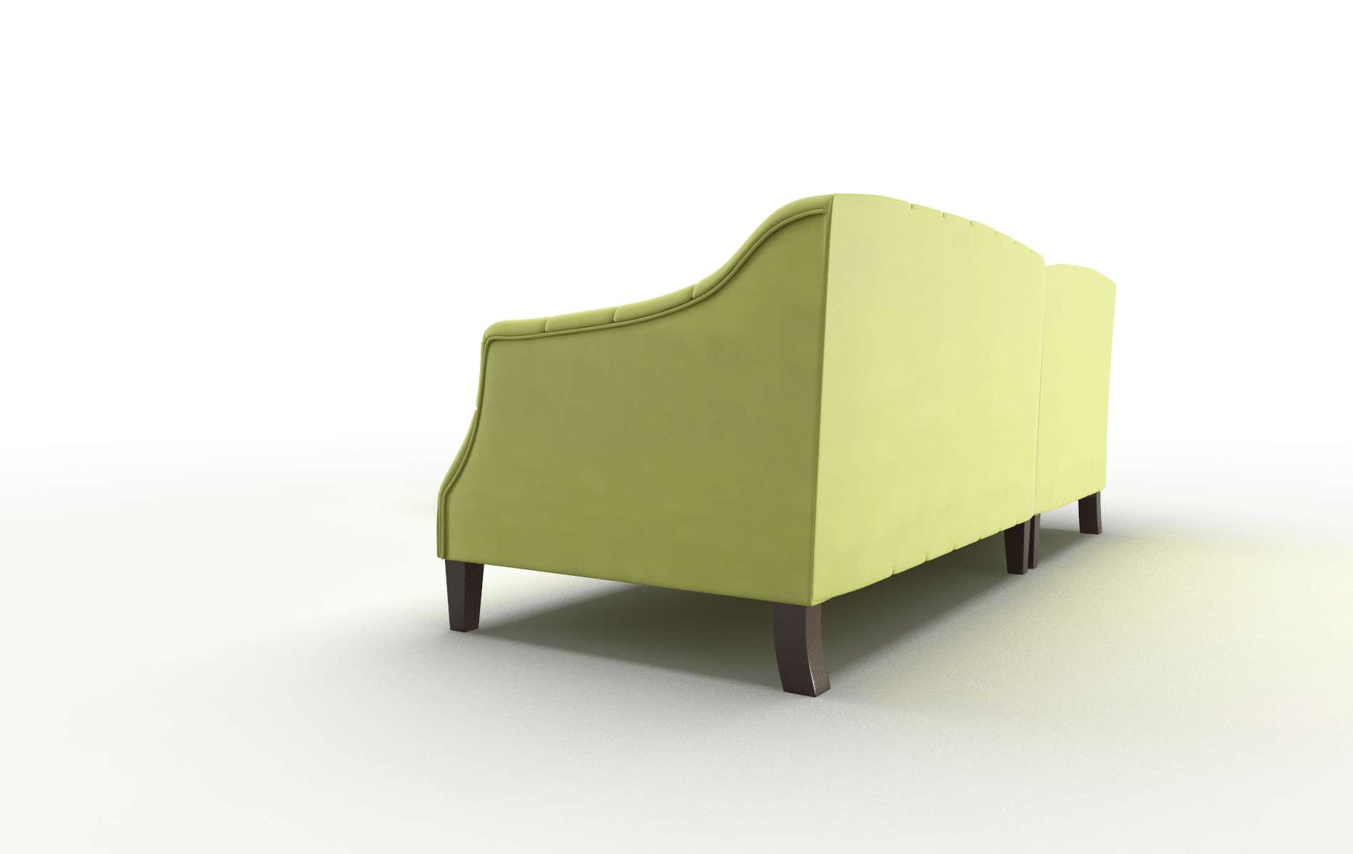 Shiraz Hathaway Apple Sectional espresso legs 4