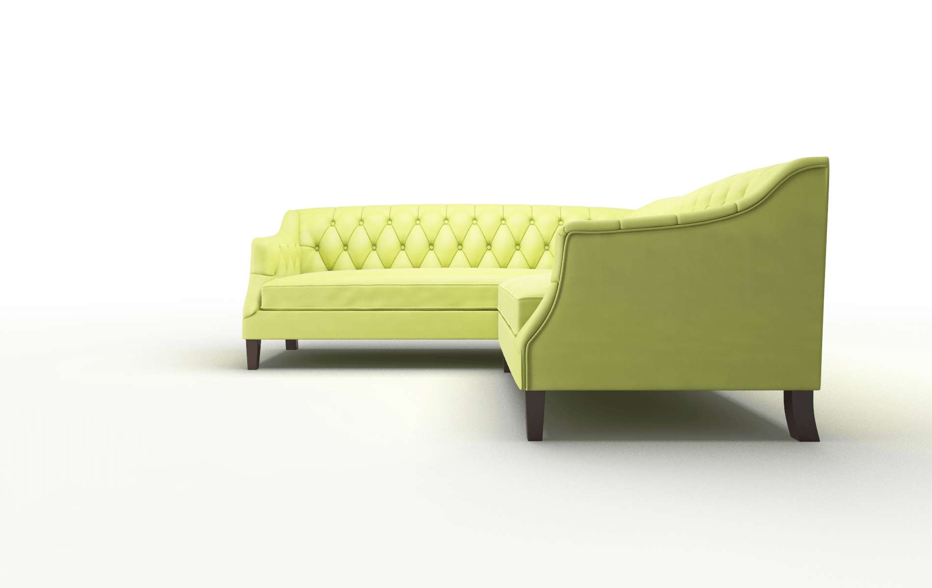 Shiraz Hathaway Apple Sectional espresso legs 5