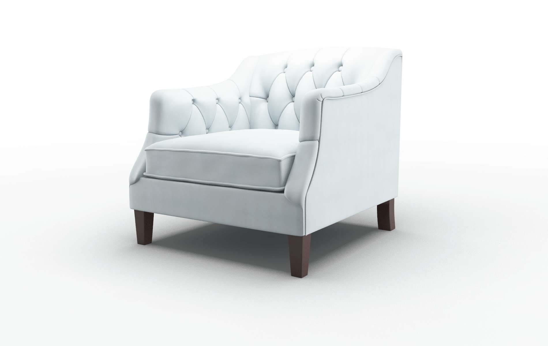 Shiraz Hathaway Aqua Chair espresso legs 4