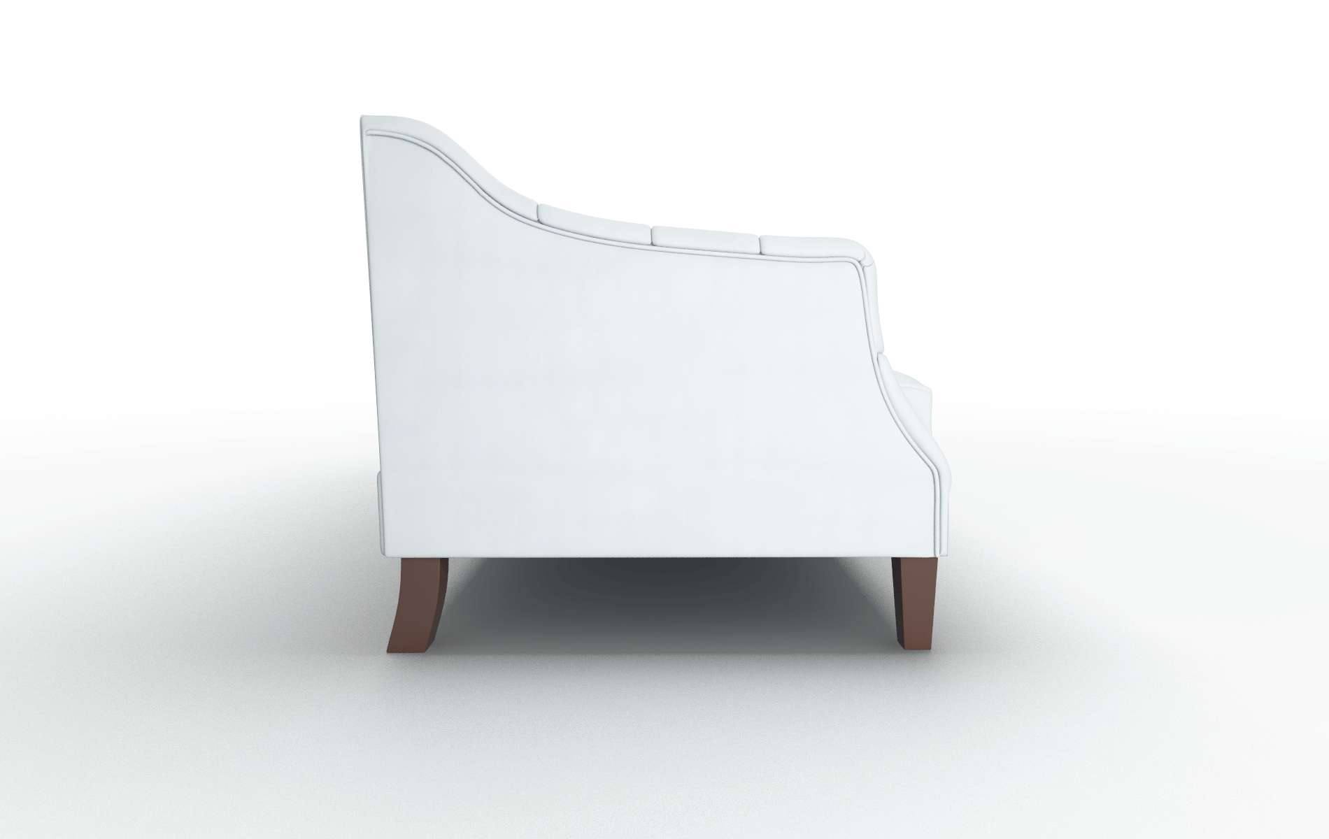 Shiraz Hathaway Aqua Sofa espresso legs 3