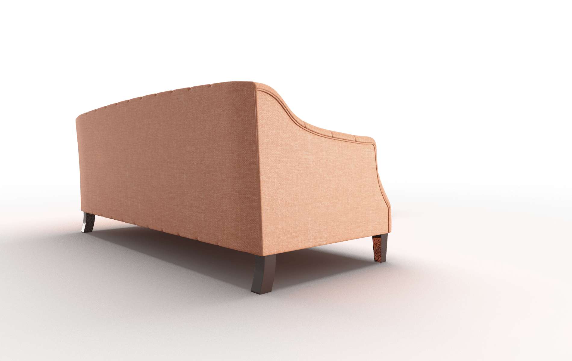 Shiraz Hepburn Appricot Sectional espresso legs 3