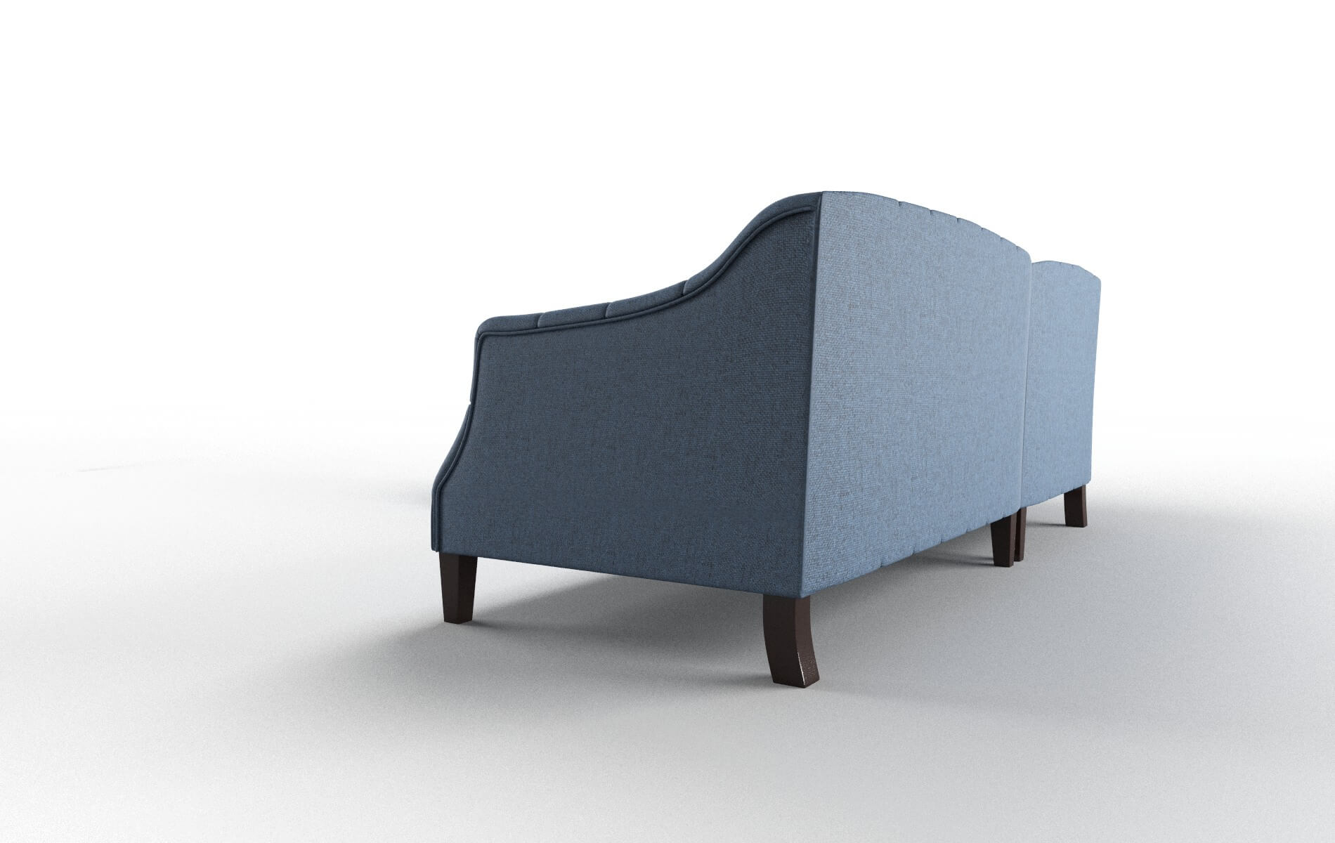 Shiraz Hepburn Water Sectional espresso legs 4