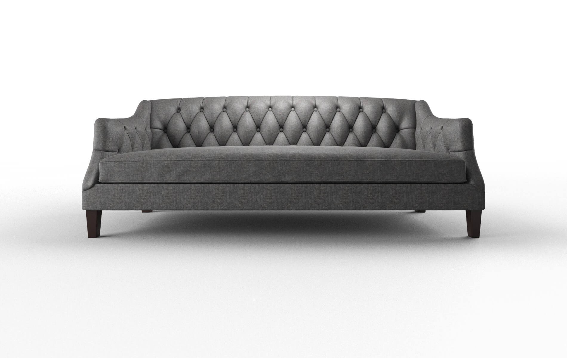 Shiraz Insight Charcoal Sofa espresso legs 1