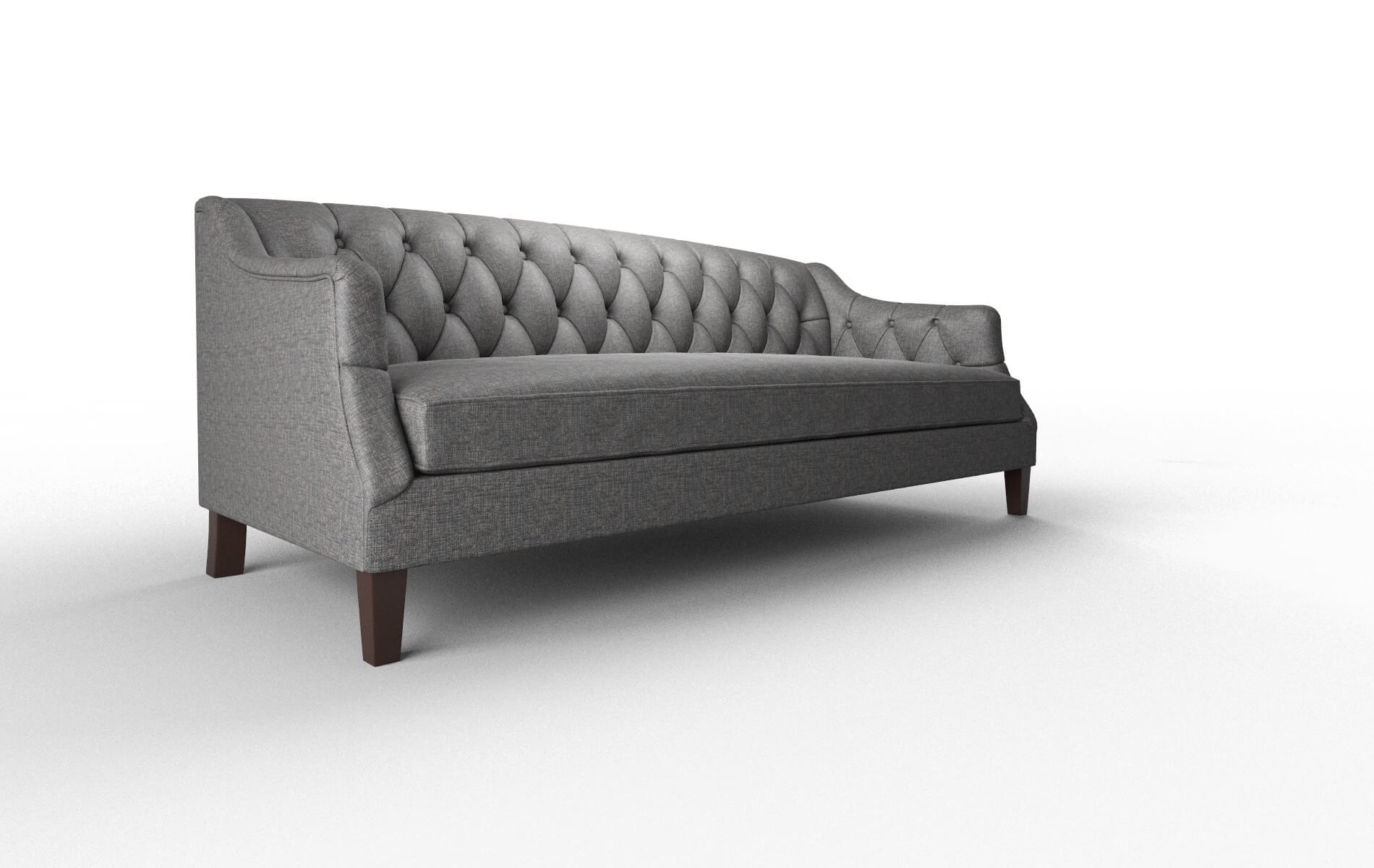 Shiraz Insight Charcoal Sofa espresso legs 2
