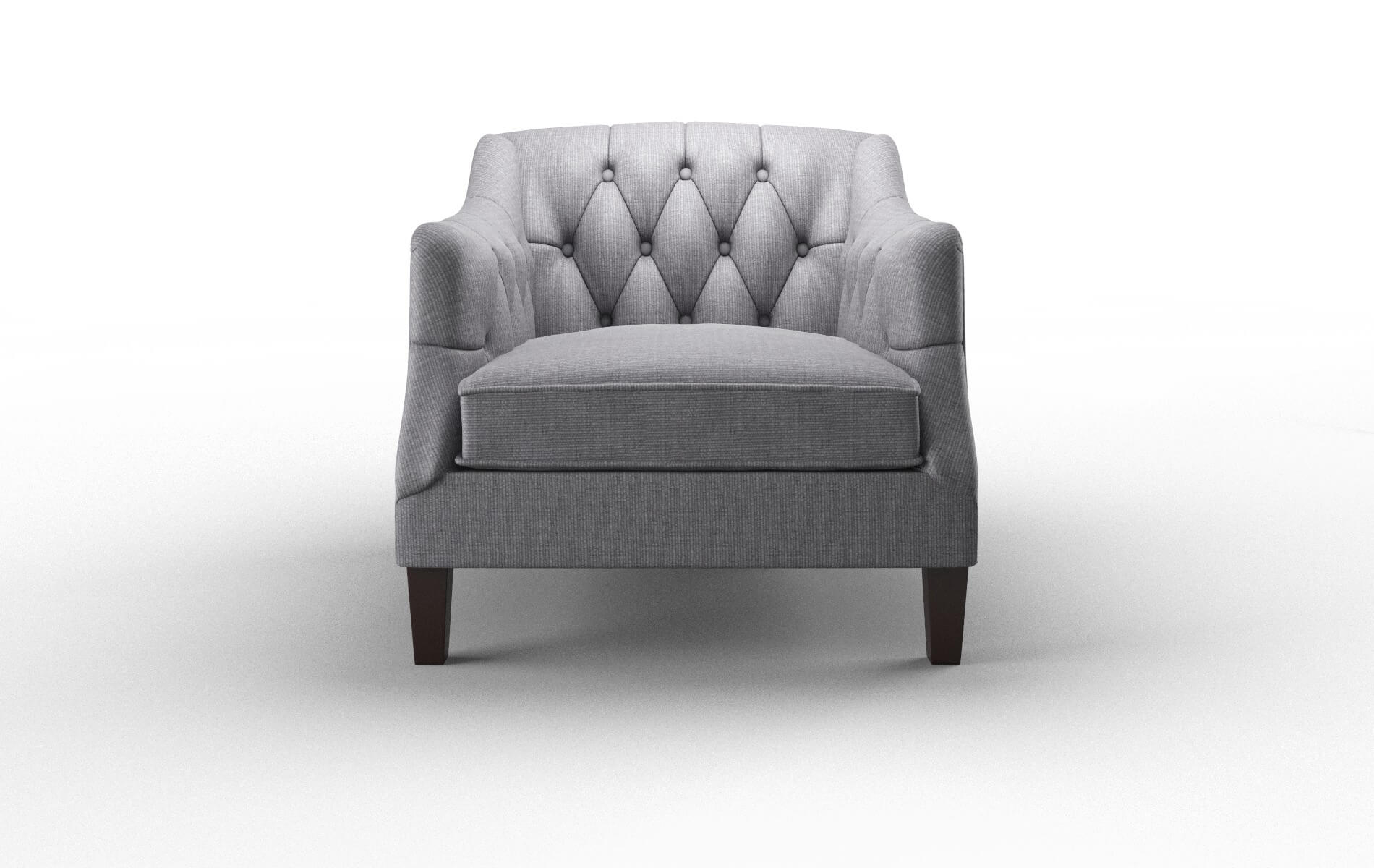 Shiraz Insight denim Chair Espresso Legs  1