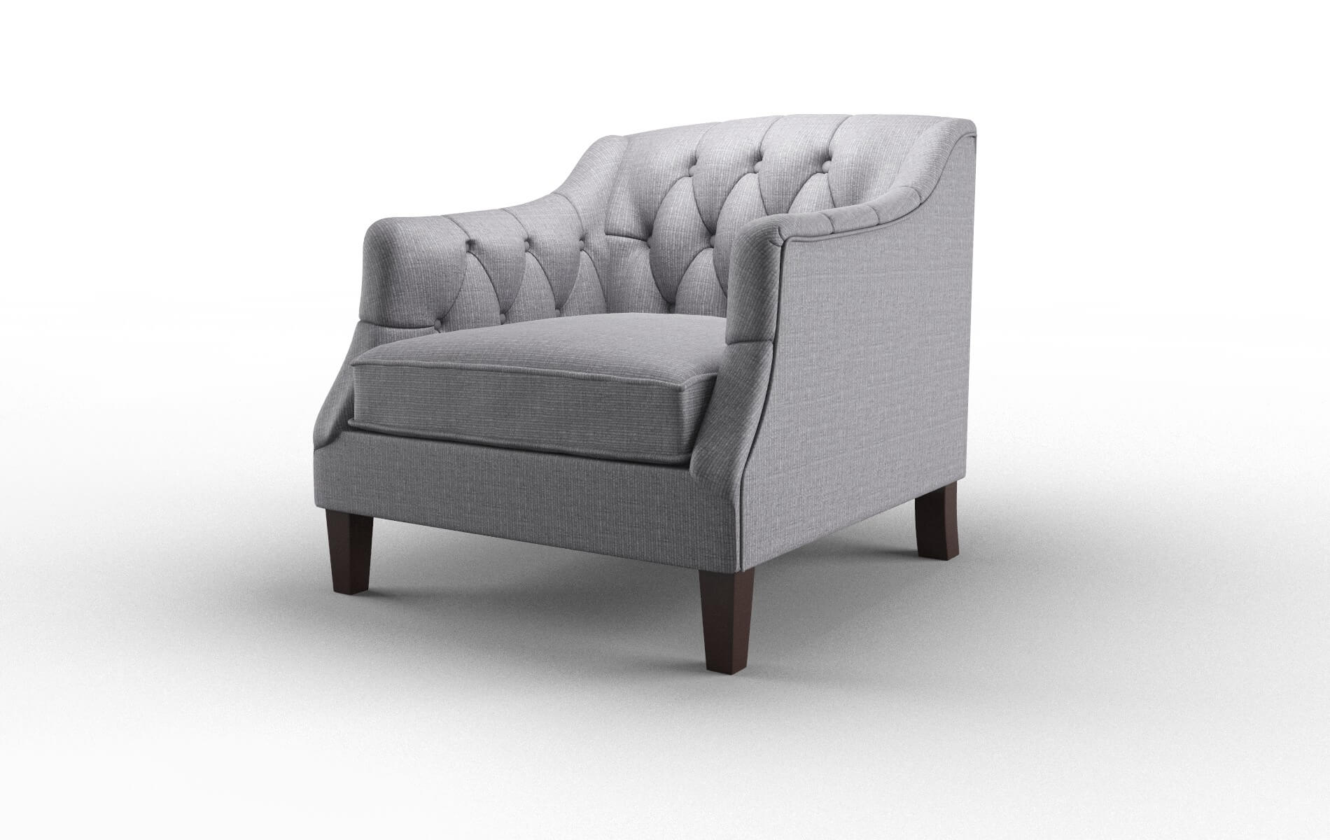 Shiraz Insight Denim Chair espresso legs 4