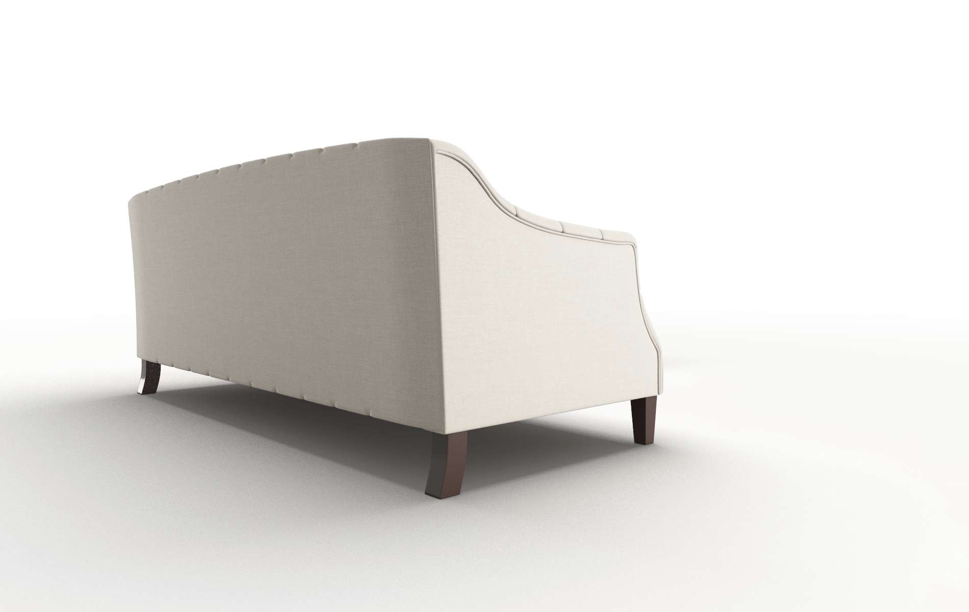 Shiraz Keylargo Almond Sectional espresso legs 3