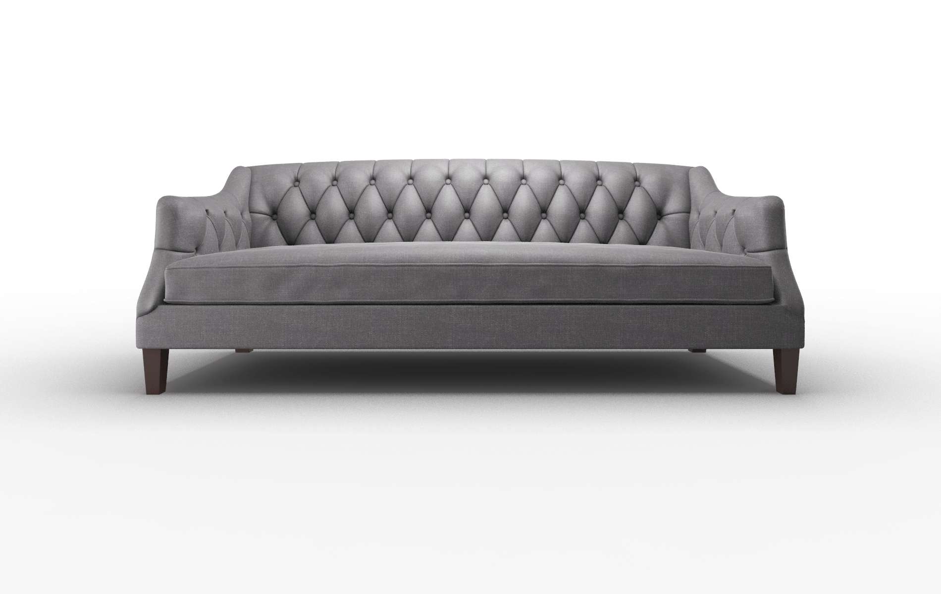 Shiraz Keylargo Ebony Sofa espresso legs 1