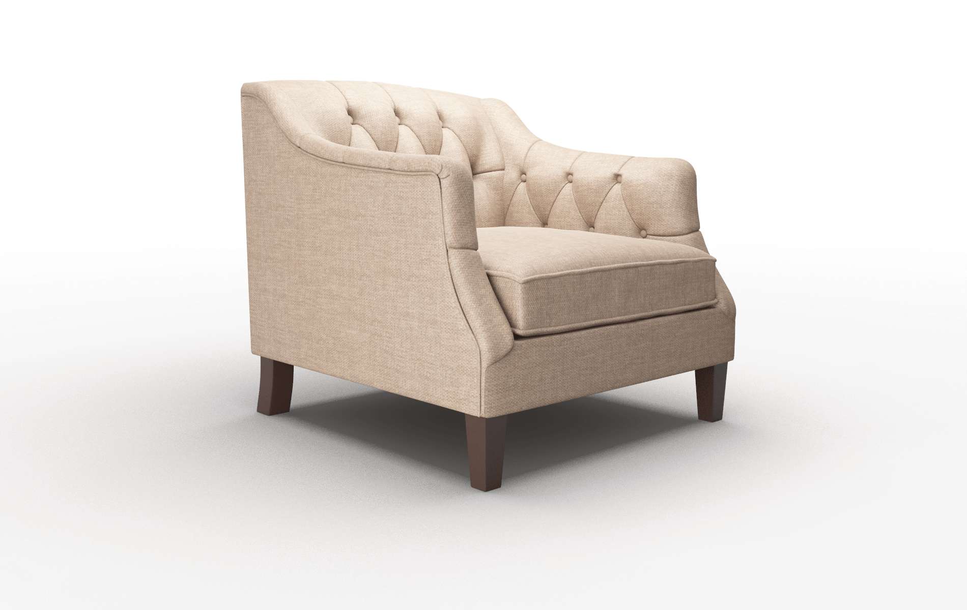 Shiraz Keylargo Mink Chair espresso legs 2