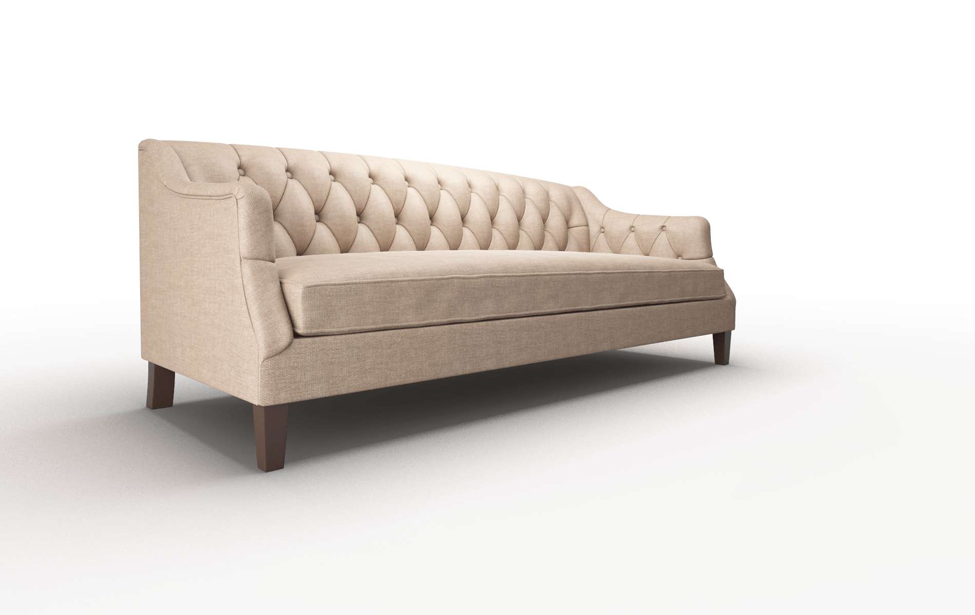 Shiraz Keylargo Mink Sofa espresso legs 2